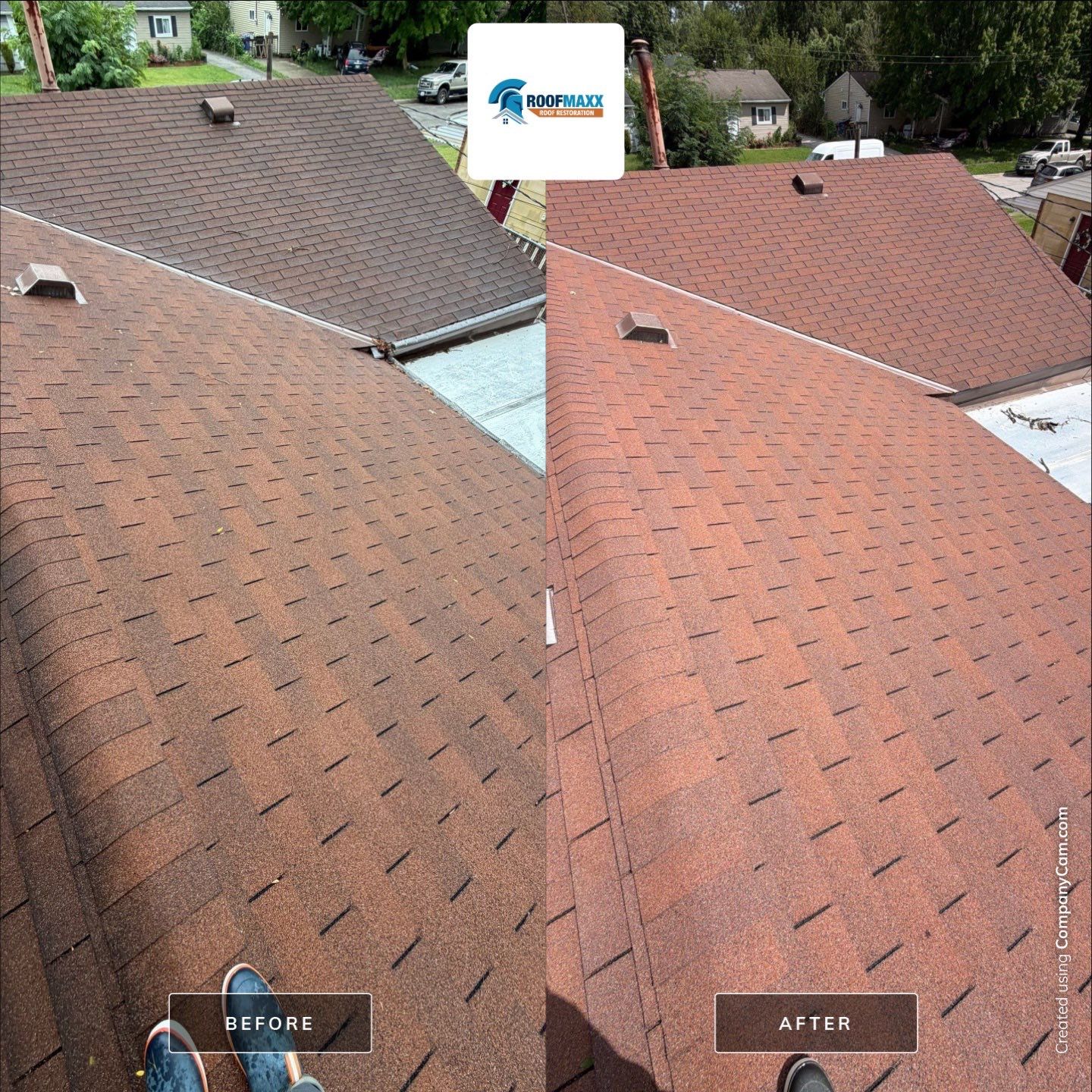 Condo Reference Before and Afters by Roof Maxx of Columbus, OH