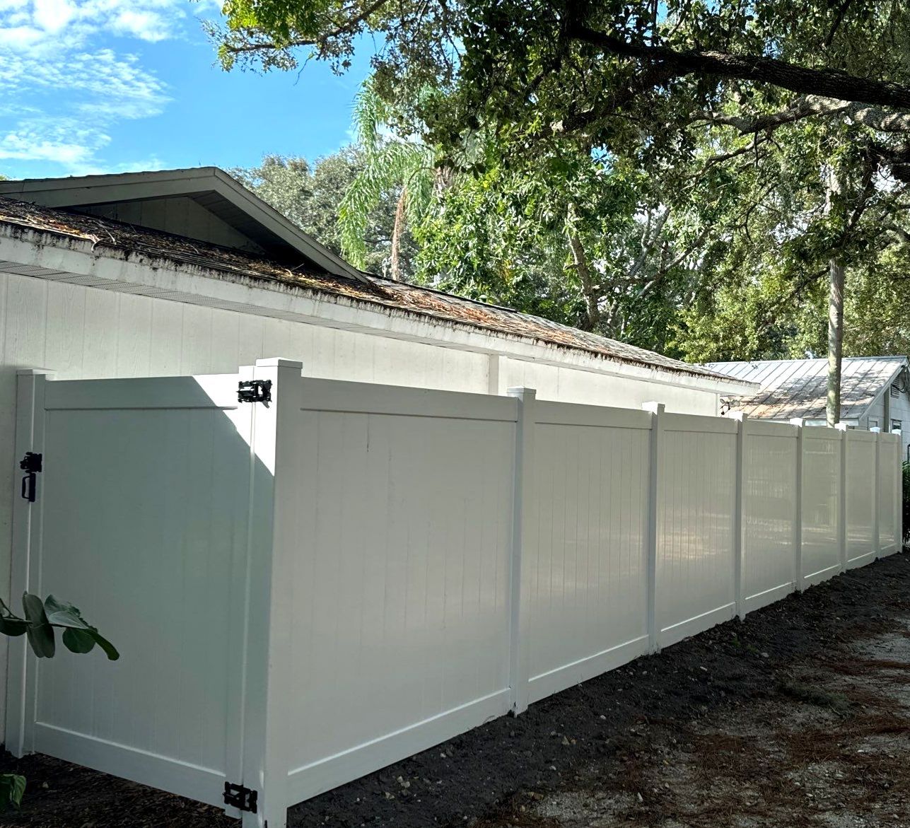 Vinyl Fence Installation using 6Ft White Vinyl Privacy Fence by Asap fence and gates, LLC