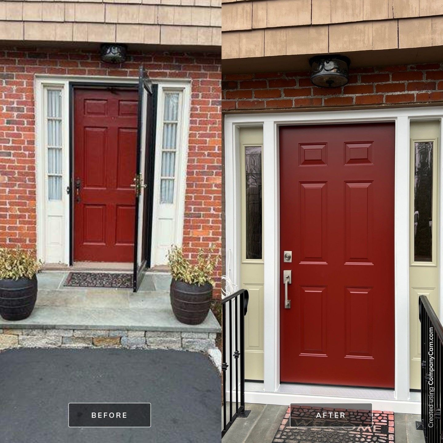 Entry Door & Window Upgrade for a Bold, Finished Look by DiGiorgi Roofing and Siding Inc
