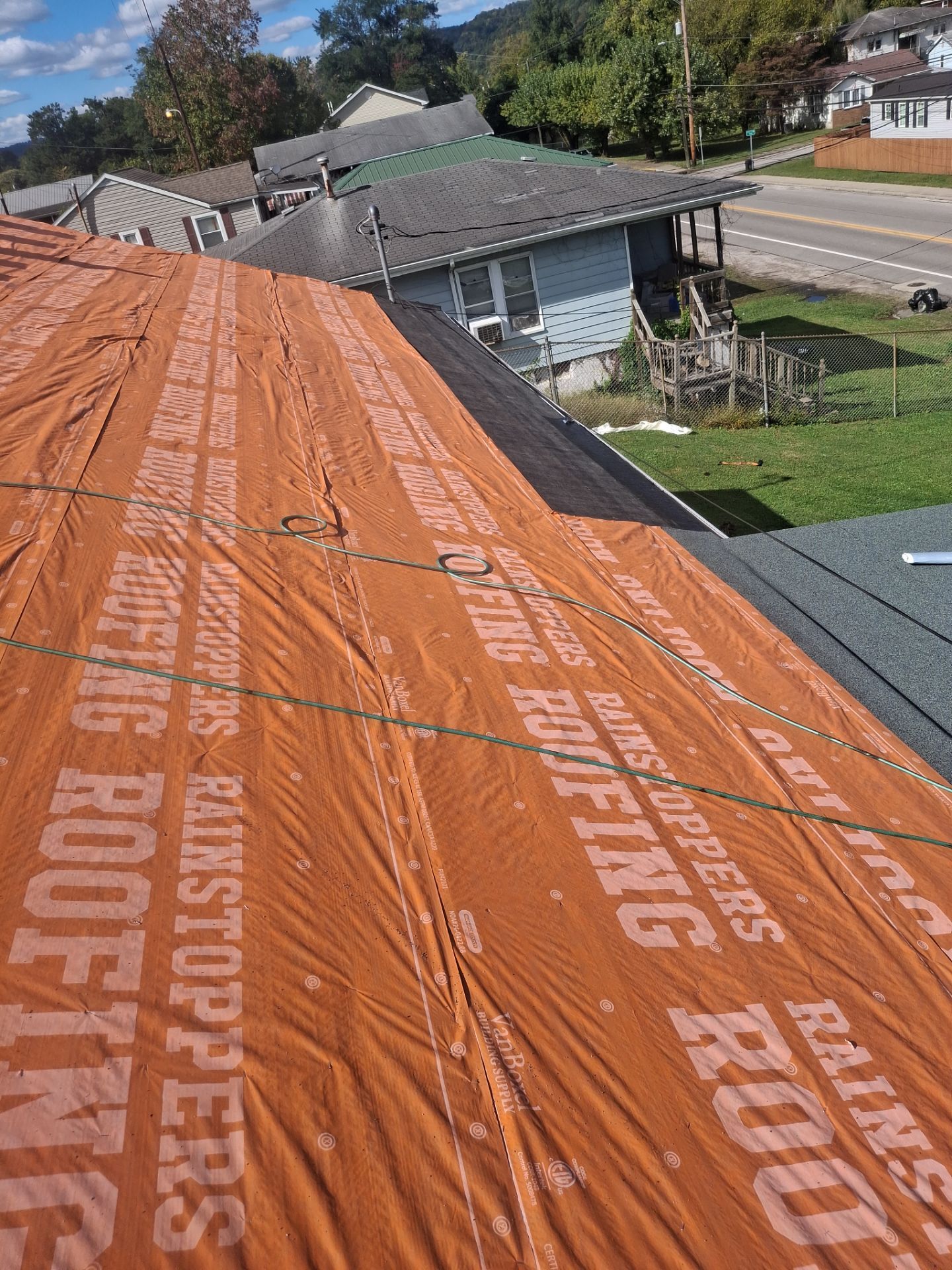 Residential Roofing Installation using GAF Timberline HDZ Pewter Gray by Rainstoppers Roofing