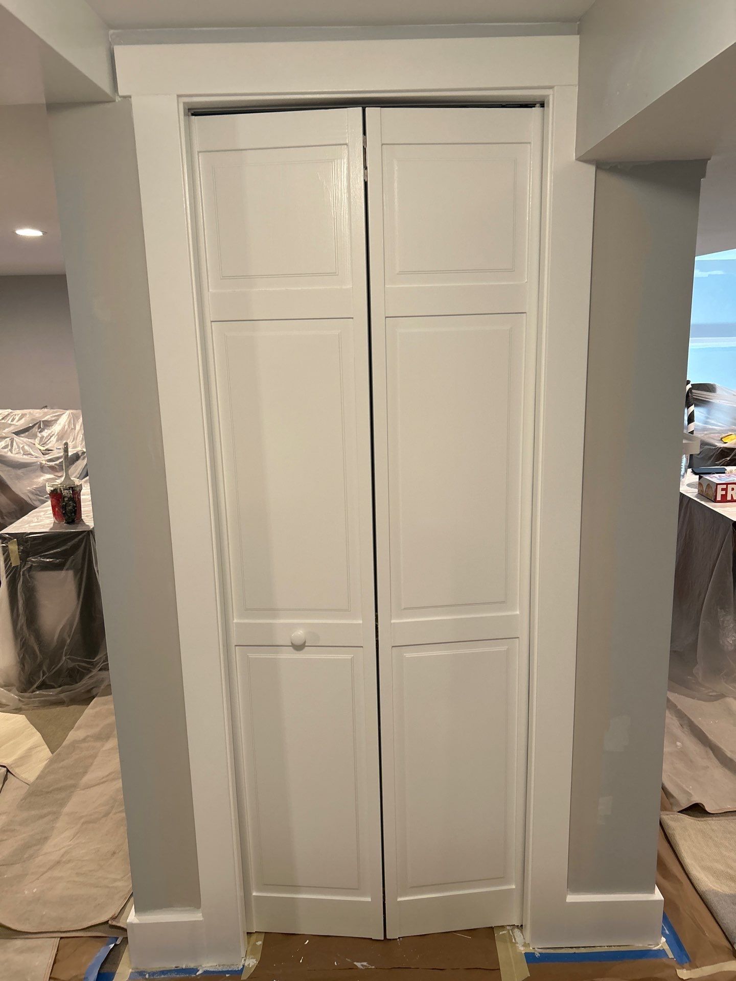 Interior painting, baseboard repair, and drywall install by Gordon Painting