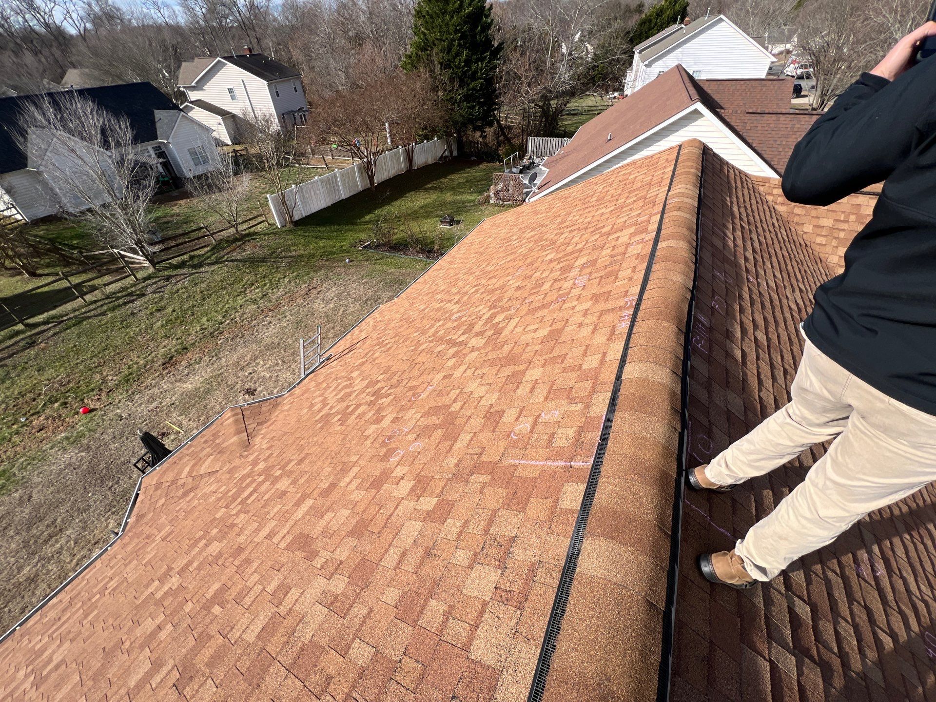 Residential Roofing Installation using GAF Timberline HDZ Charcoal by RISE Roofing & Restoration, LLC