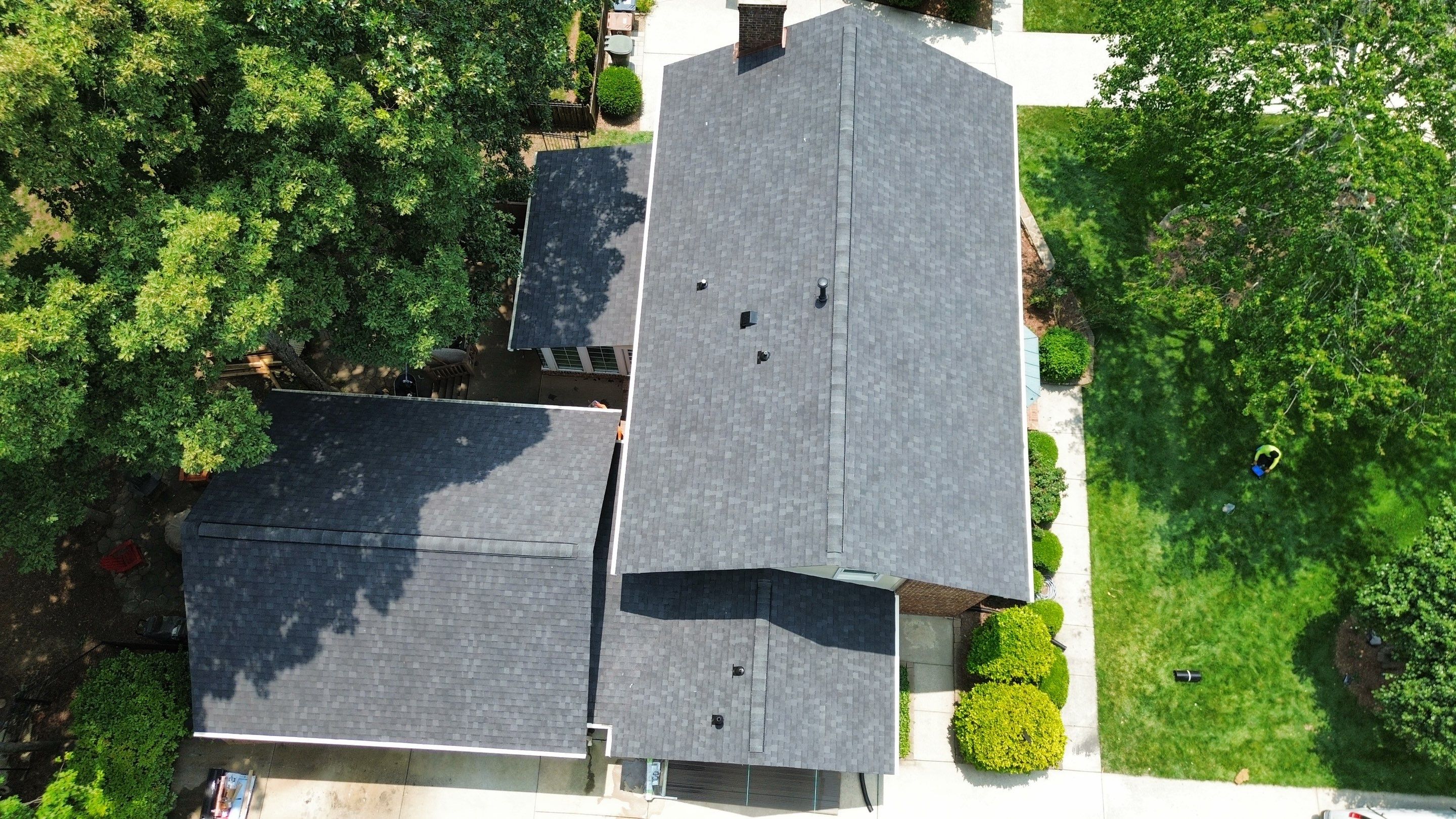 roofing project in Greensboro  by Skywalker Roofing LLC