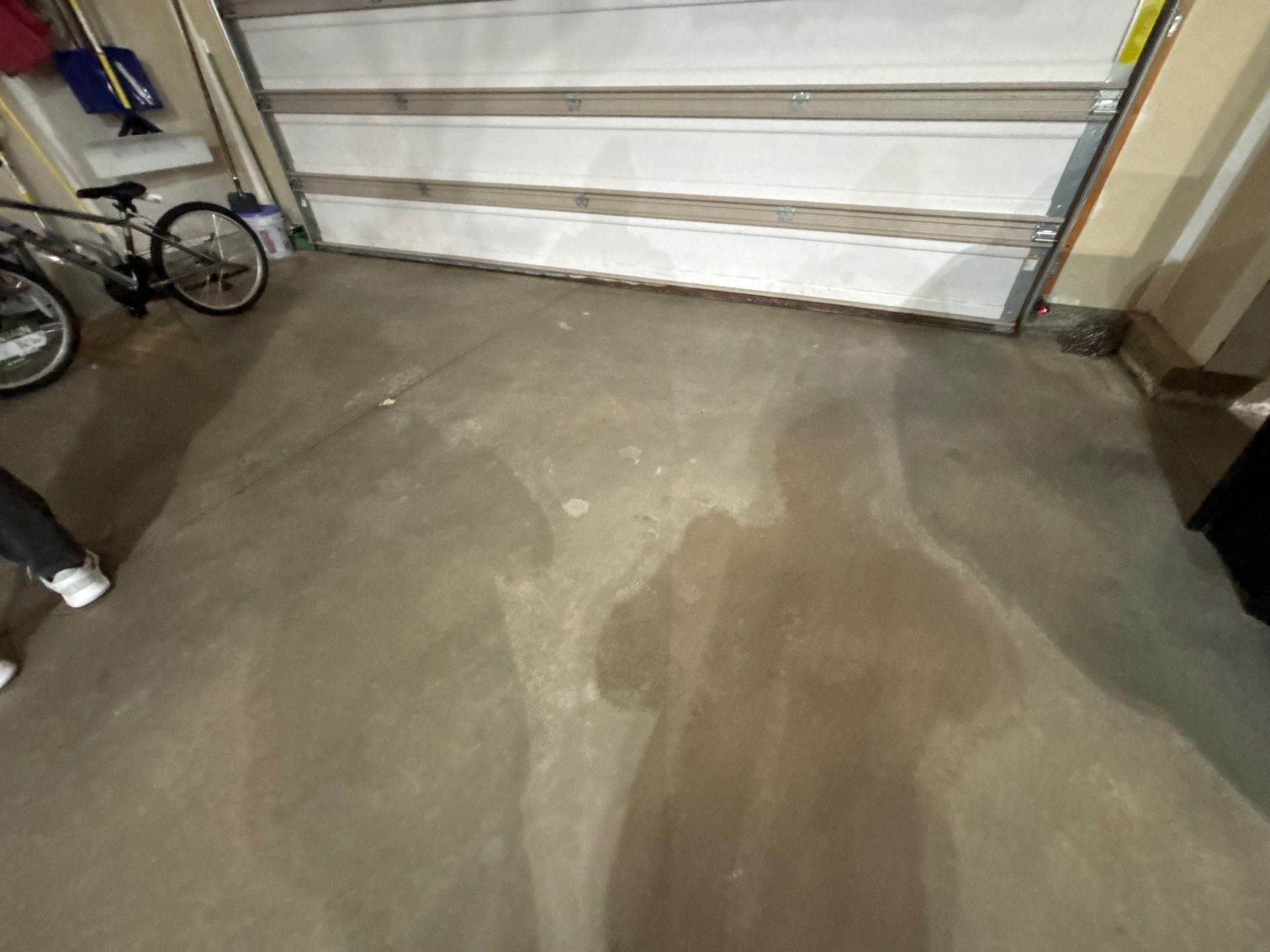 Full Garage Floor Resurfacing and Decorative Epoxy Flake Finish by Select Painting, Coatings & Garage Cabinets