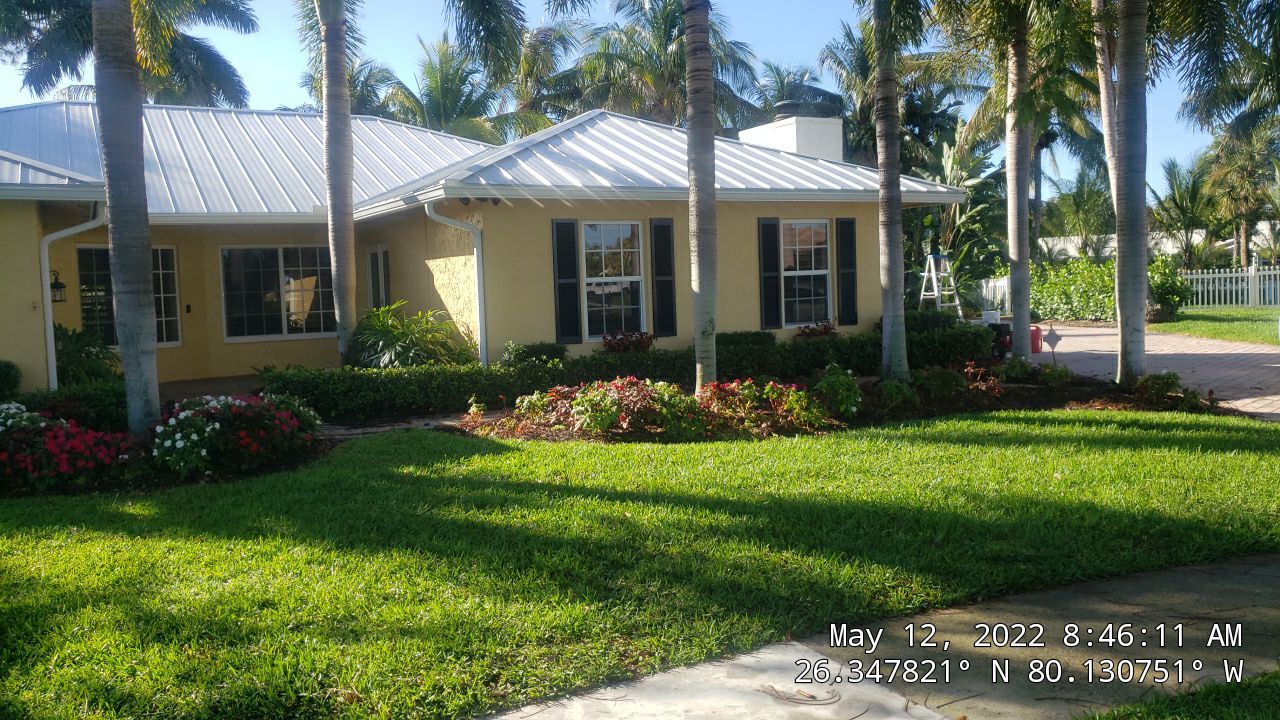 Residential Roofing Installation using 1" Nail strip metal roof by BLUES BROTHERS ROOFING