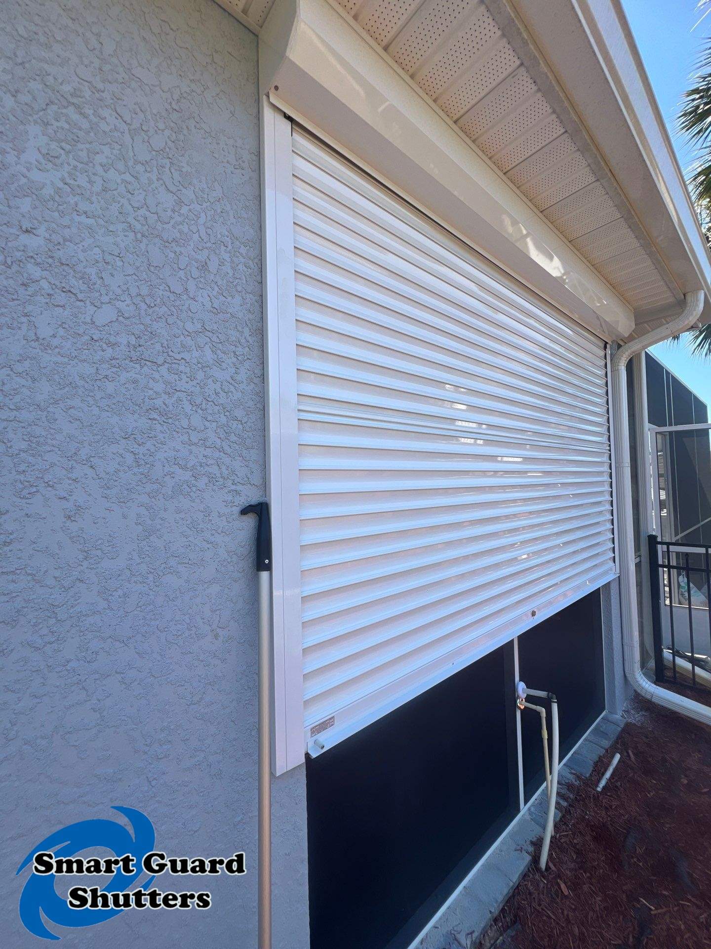 Rolling Shutter in White by Smart Guard Shutters