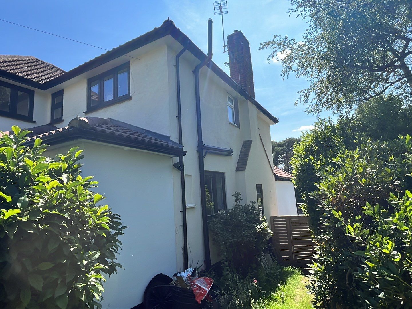 Roof Clean - Biocide Treatment using Honda 15lpm Low Pressure Washing Machine by Ges Exterior Cleaning ltd