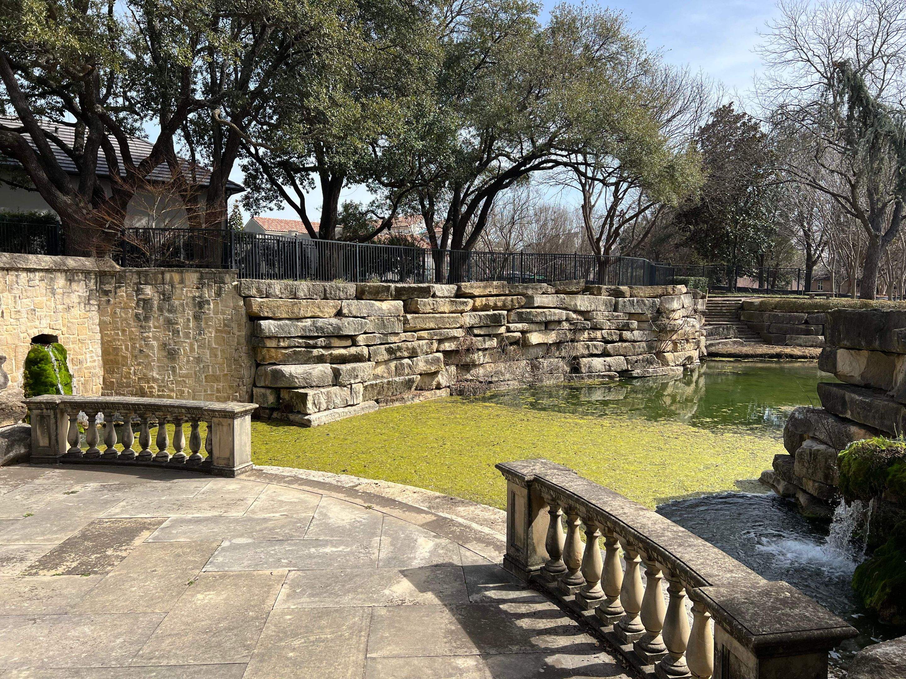 Glen Abbey HOA Park in Dallas by Outdoor Lights + Shades