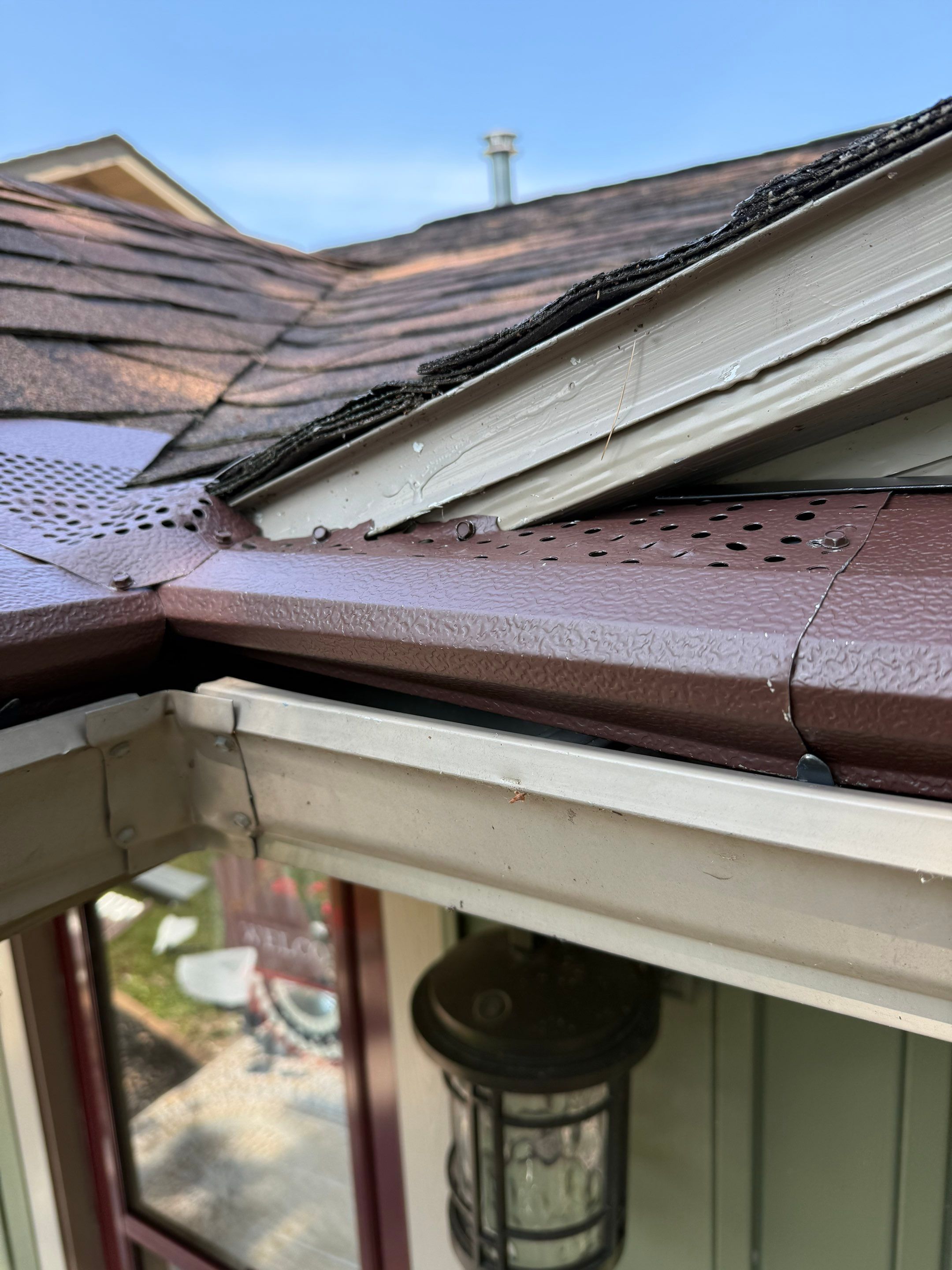 Gutter and Gutter Helmet Protection System in Central Lake by Rainbow Seamless Systems