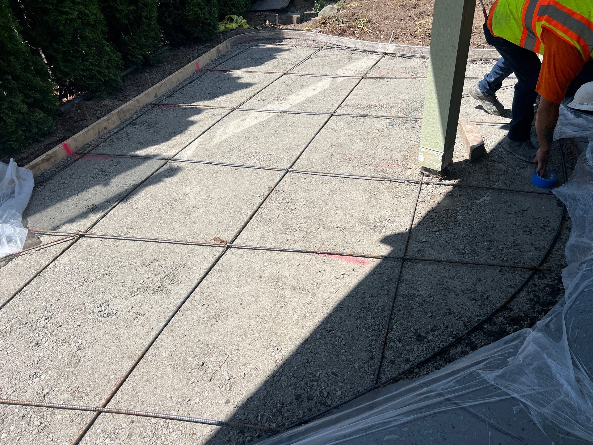 Ashley | Concrete Back Patio by Jireh Asphalt & Concrete Inc 