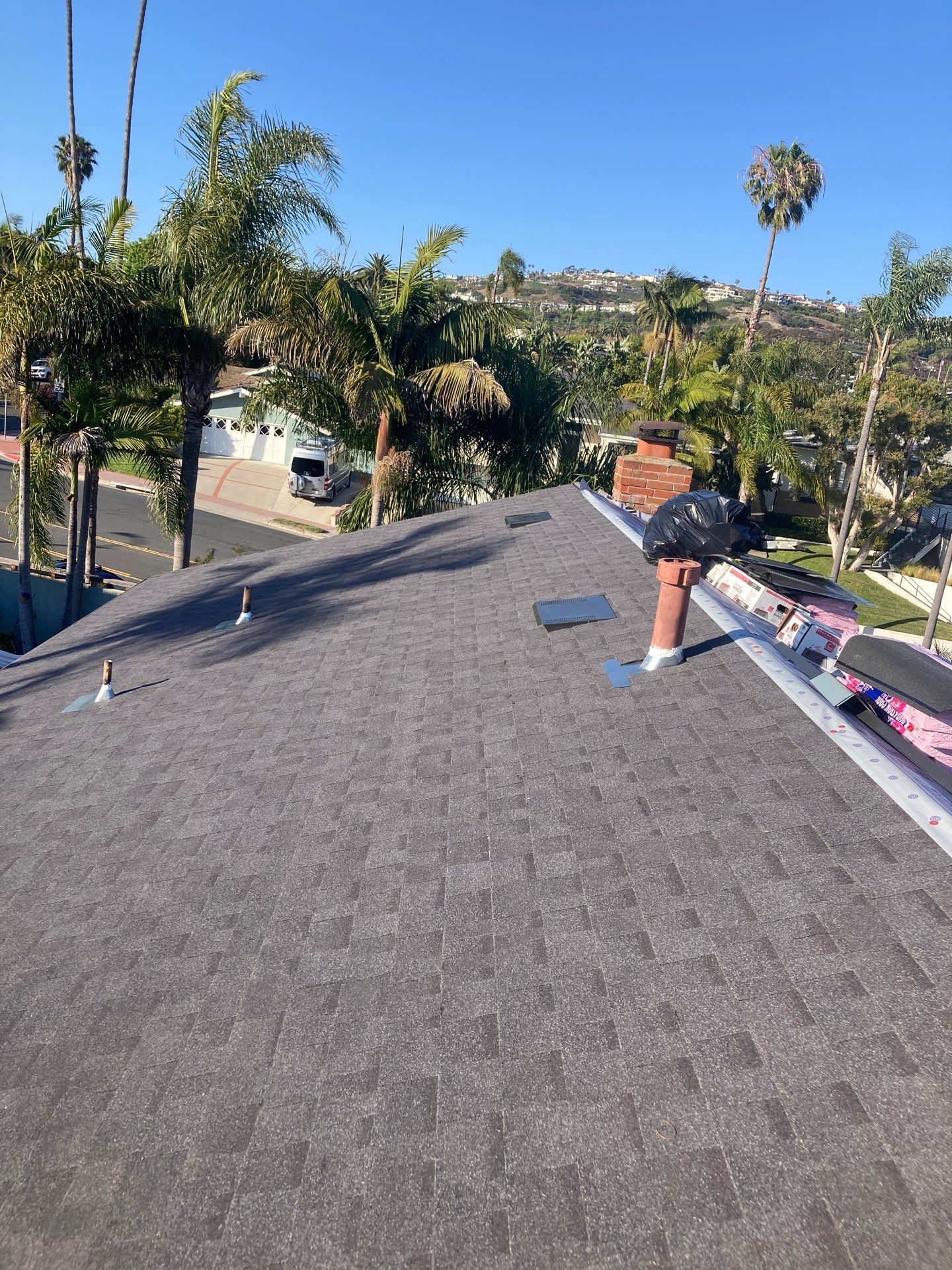 Complete Architectural Shingle Roof Replacement in San Clemente by Reliable Roofing San Diego Inc.