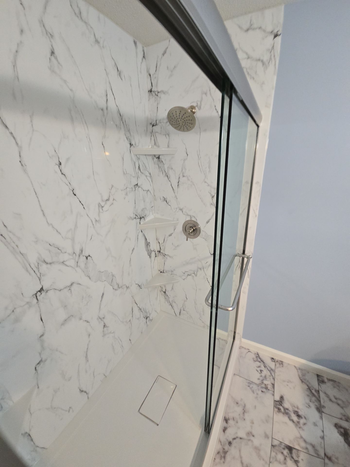 Bathroom Remodel using Acrylic by The Shower Company