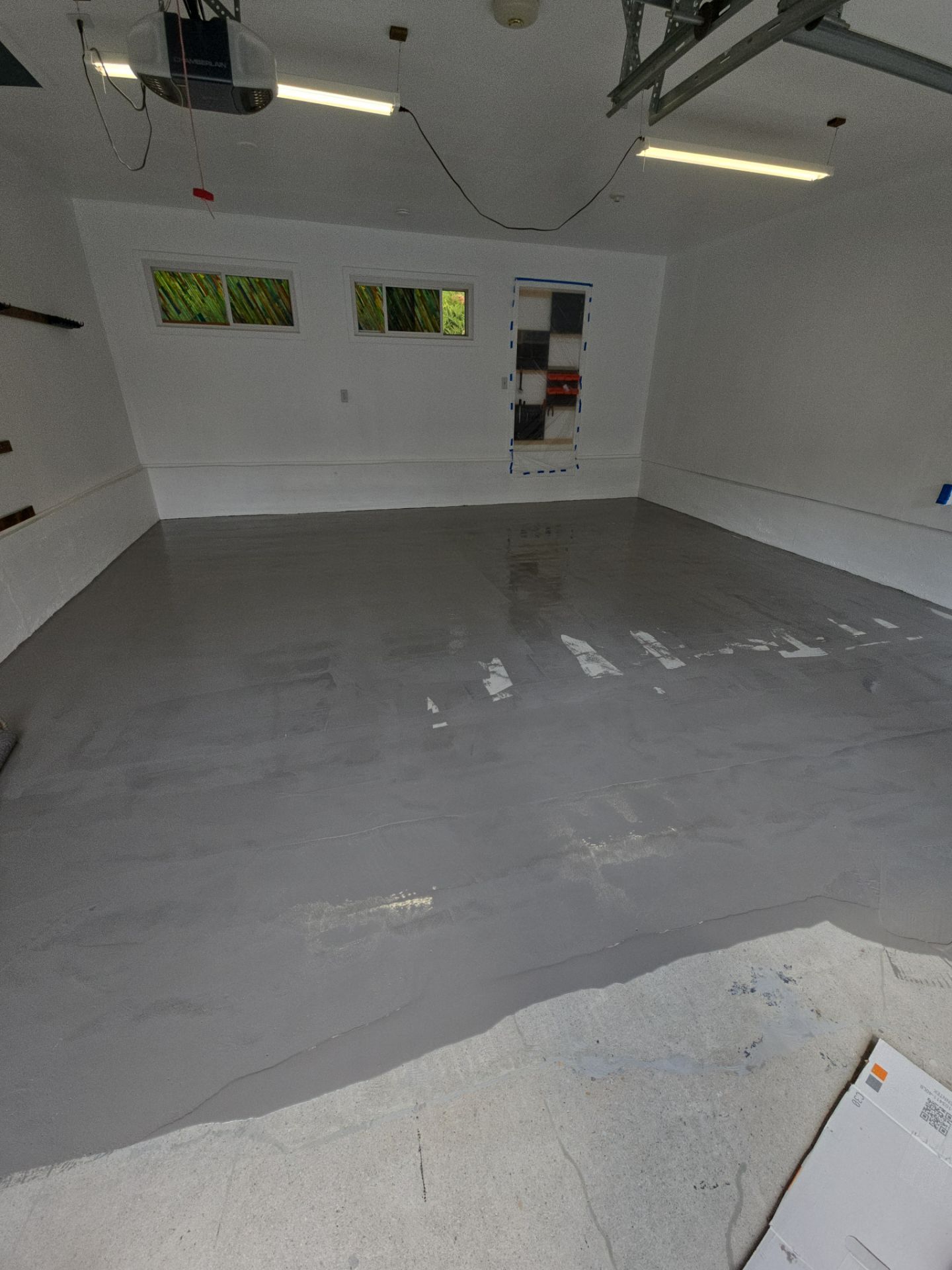 Garage Transformation using Slate Hybrid by Croc Coatings, LLC
