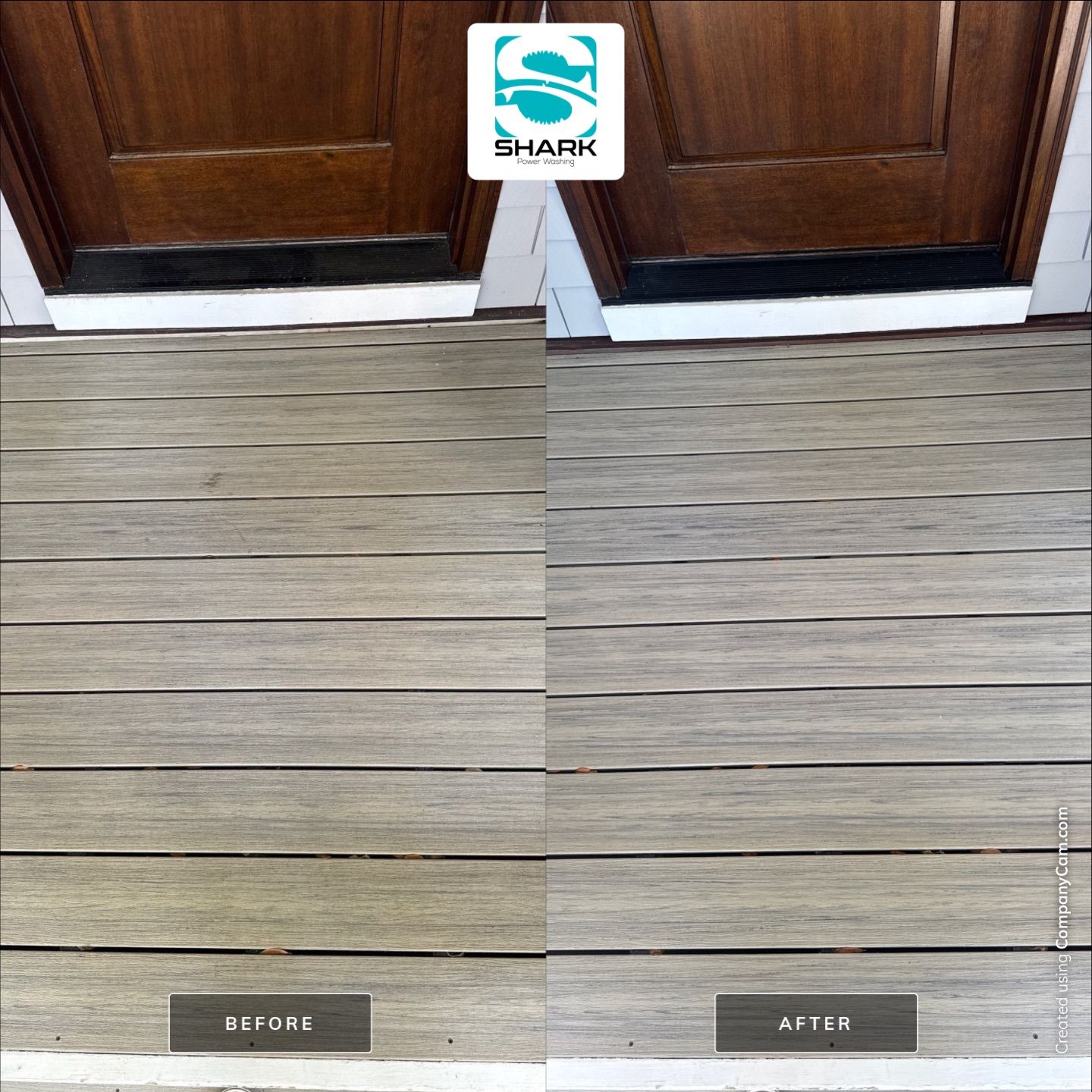 Project in Wilmington by Shark Power Washing