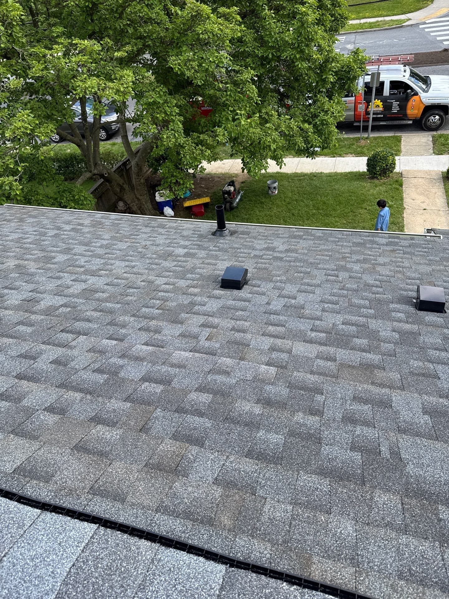 Residential Roofing Installation using GAF HDZ SHINGLES by La Bendicion Contruction Llc