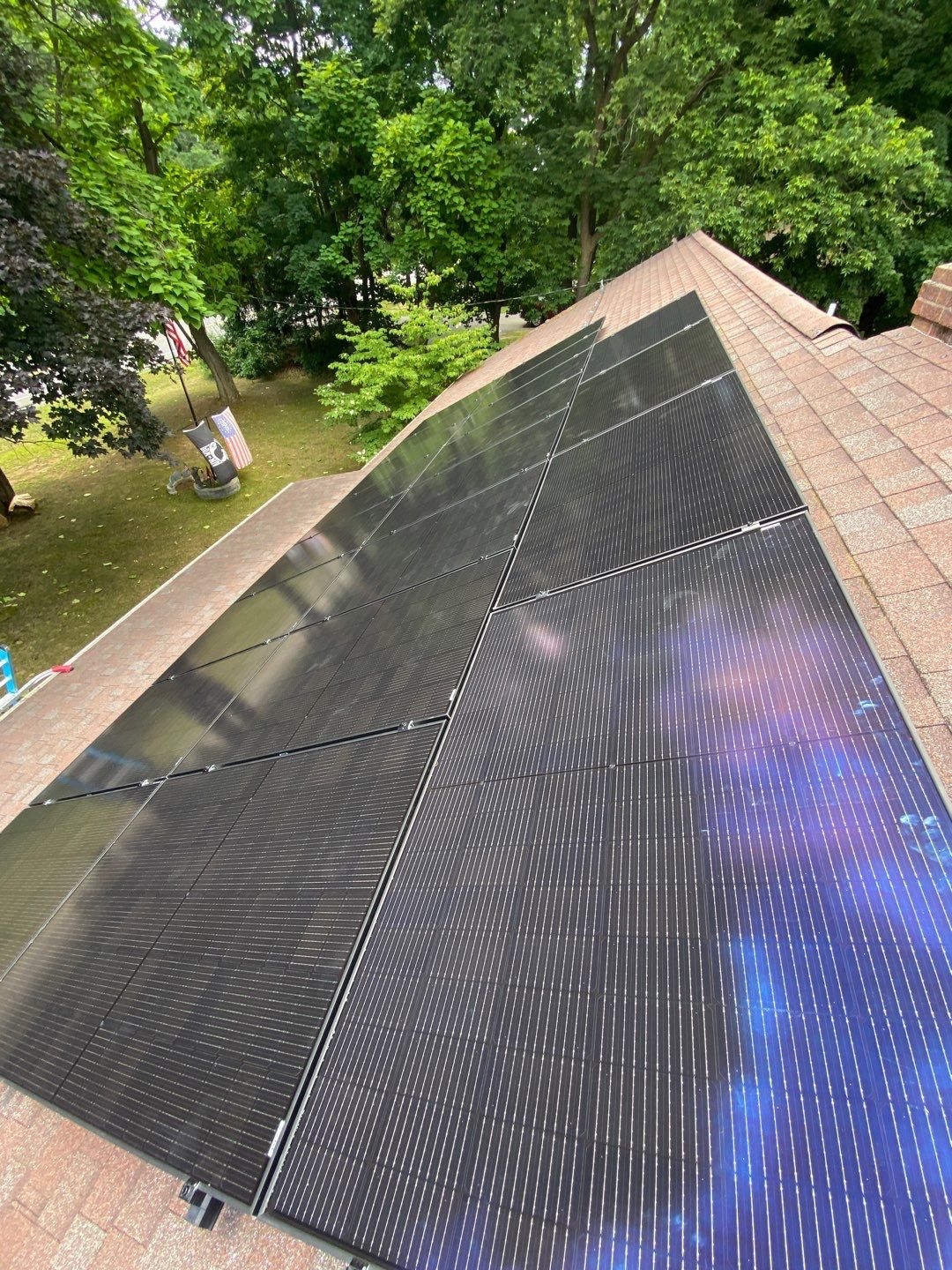 Solar Panel Installation and Tree Removal by Infinity Solar Systems