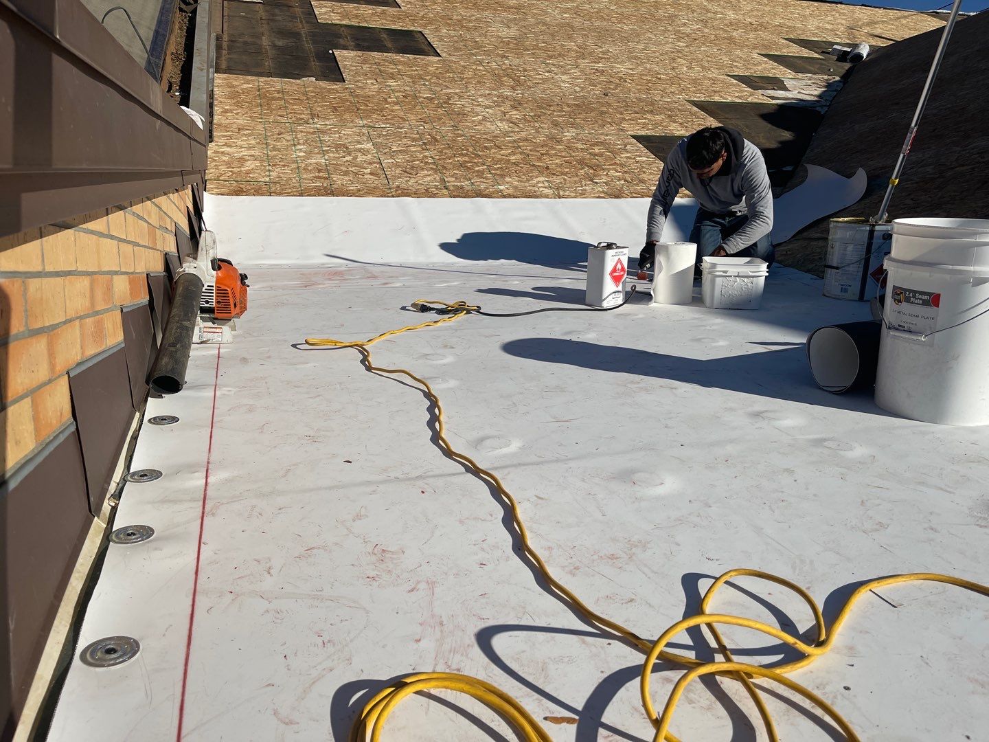 Commercial Roofing Installation using EuroShield by Weather-Tite Exteriors LLC