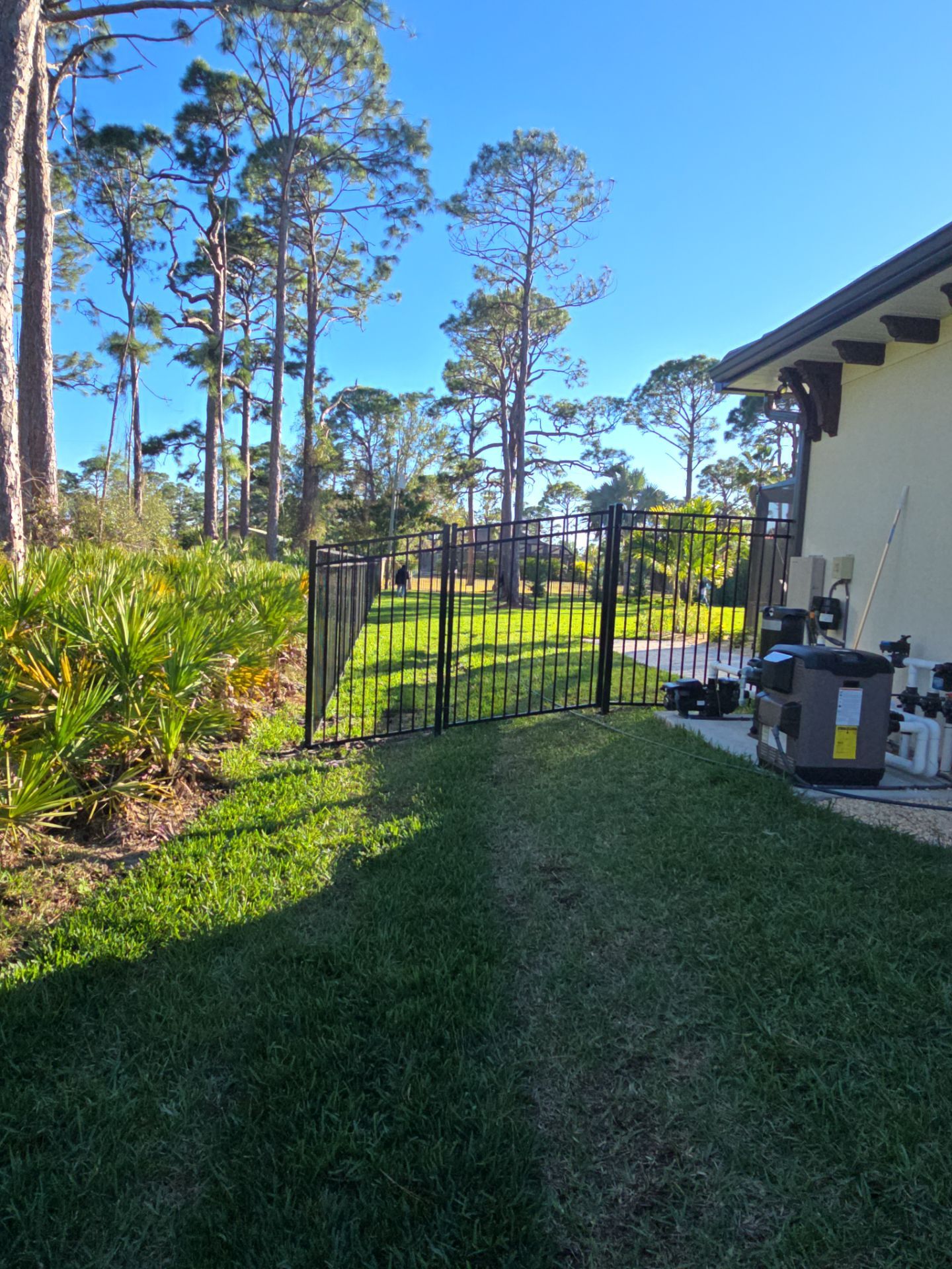 6' Commercial Aluminum Fence in Englewood by True Fence LLC