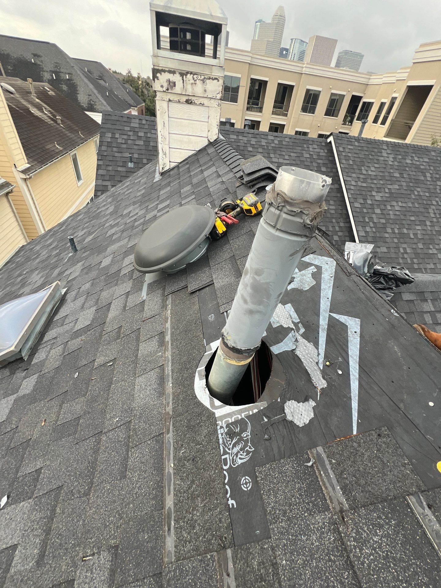 Residential Roofing Repair using Owen's Corning Duration (Lifetime) Shingles by Roof Repair Company