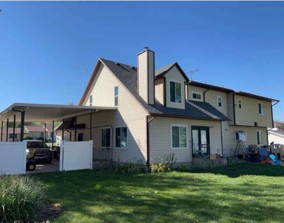 Siding in Lindon by Master Rain Gutters.