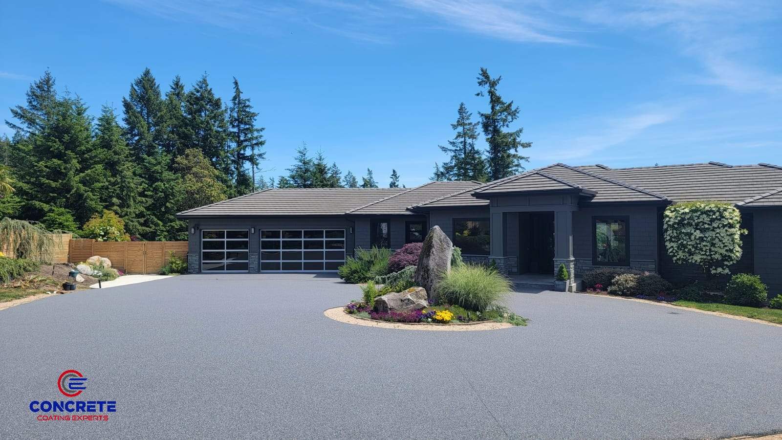 Project in Gig Harbor by Concrete Coating Experts Inc.