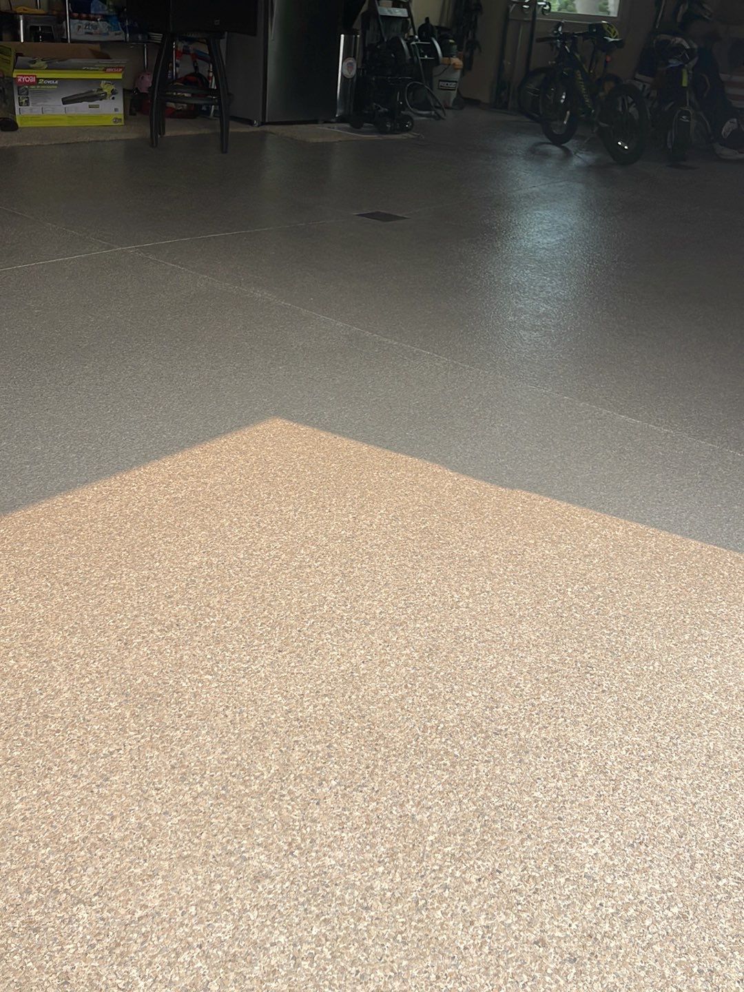 Large Patio + Garage Project in Moon Township by Floors in a Day, Inc