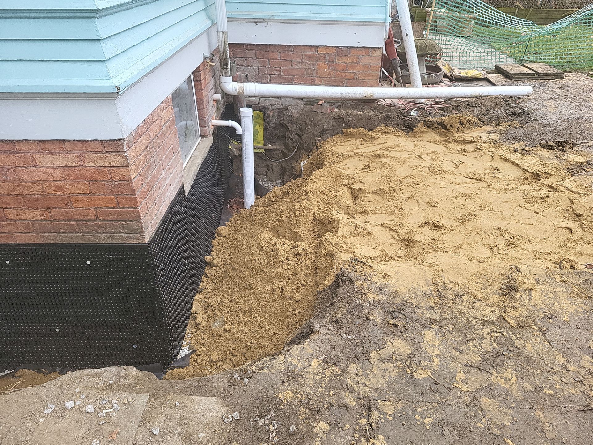 Exterior Basement Waterproofing & Combo Sump Backup System by Toledo Basement Repair