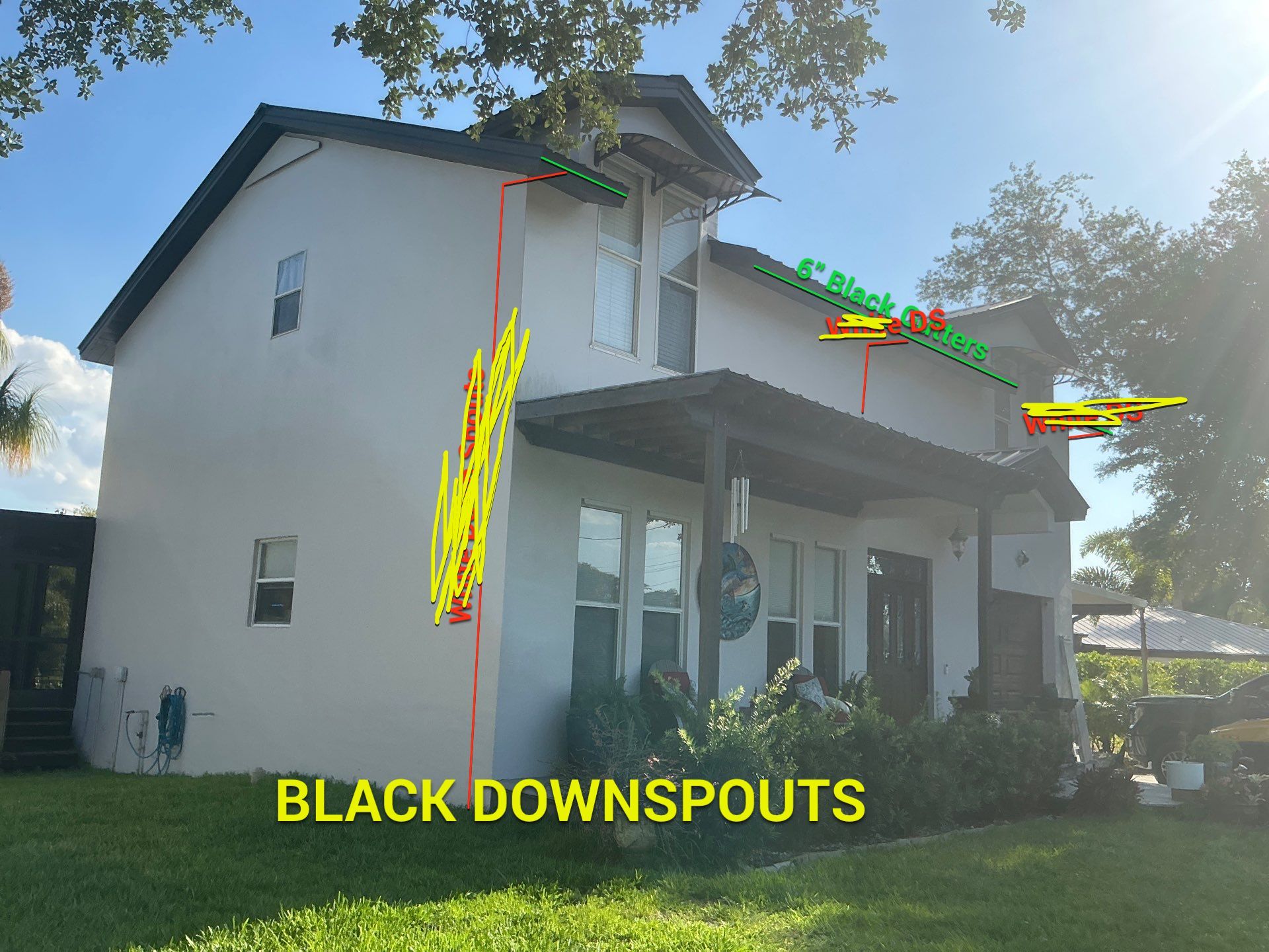 Black 6-Inch K-Style Gutters in North Fort Myers FL by Gutter Professor by Gutter Professors
