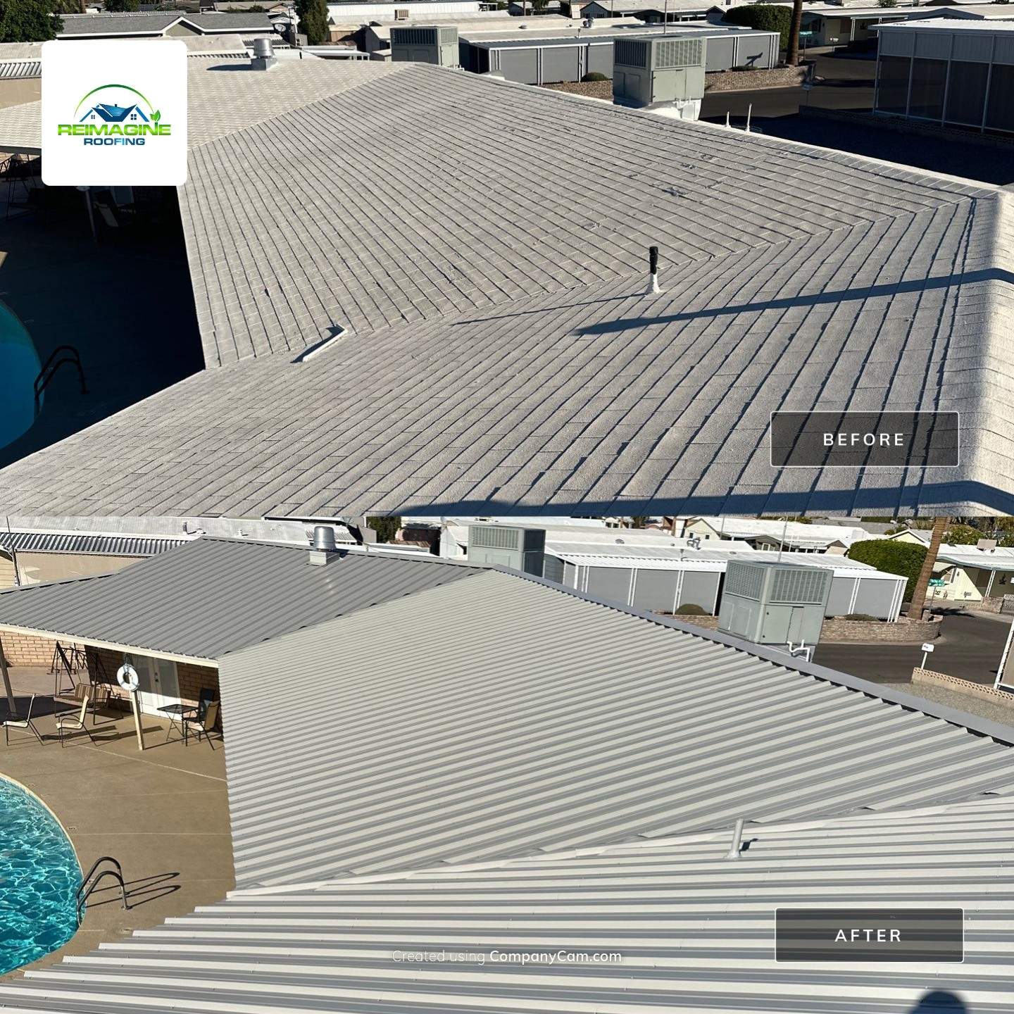 Galvalume Exposed Fastener by Reimagine Roofing