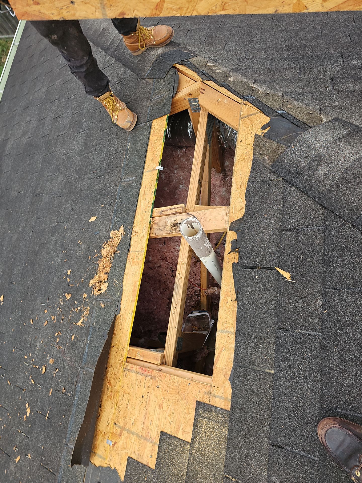 Residential Roofing Repair using Owen's Corning Duration (Lifetime) Shingles by Roof Repair Company