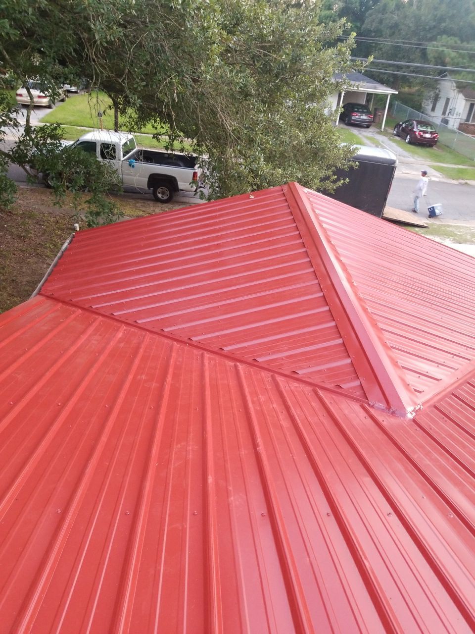Residential Roofing Installation using Metal roofing by American Roofing & Construction LLC