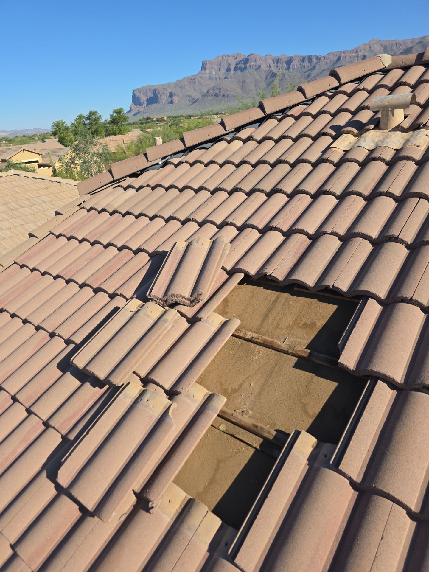 Gold Canyon Tile Reset  by Weather-Tite Roofing