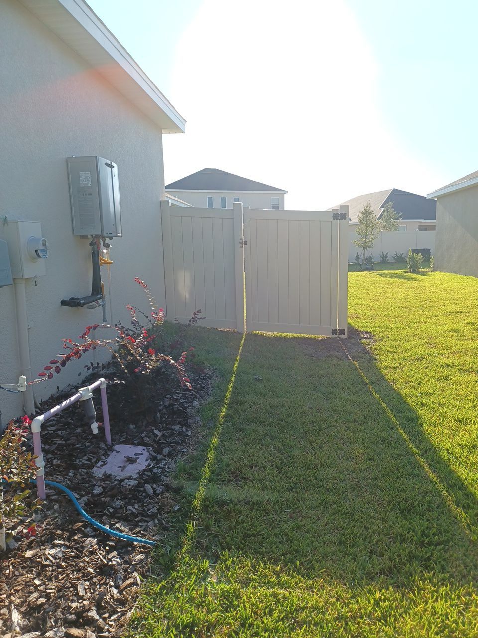 Palmetto, FL 6ft. Tall Tan Vinyl Privacy Fence  by Asap fence and gates, LLC