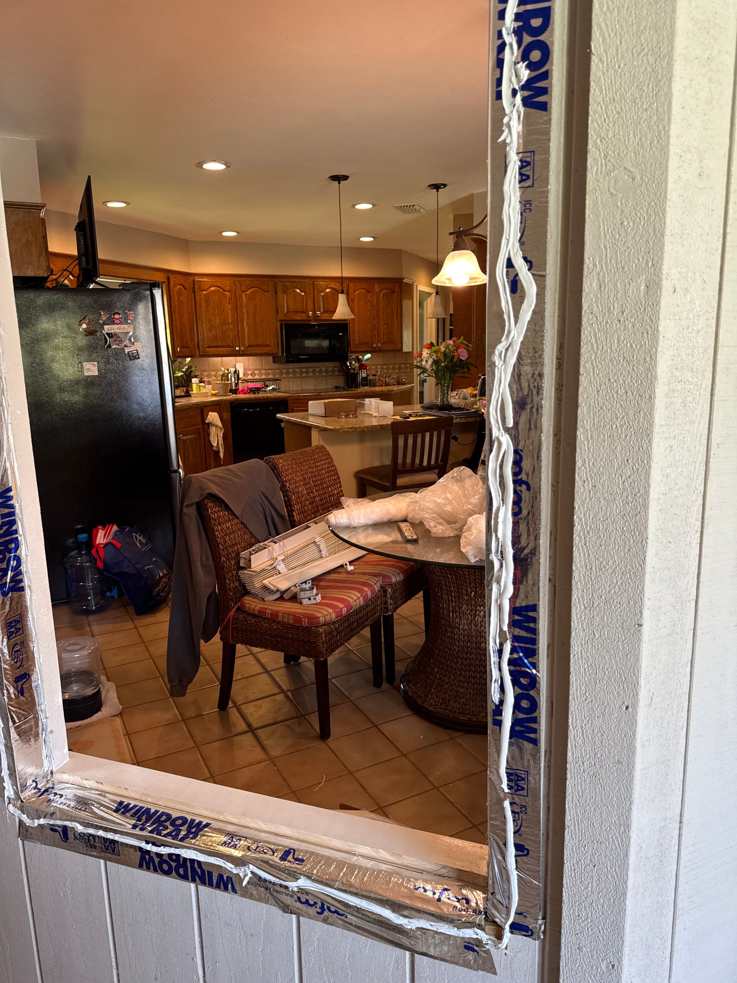 Impact windows brick install by Bayfront Roofing and Construction
