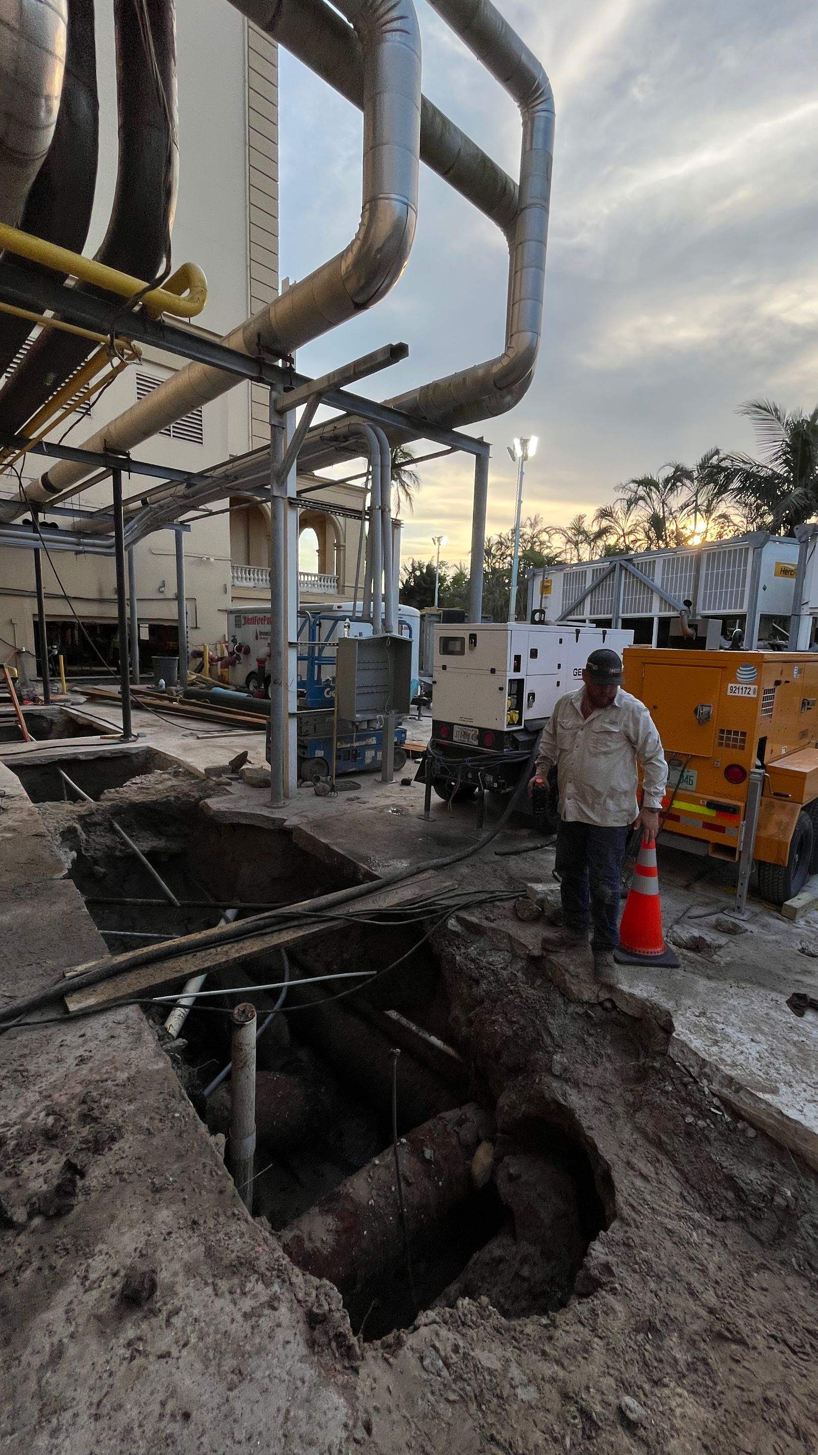 Ritz-Carlton NW Service Area Daylighting by Don Mar, Inc. Storm Water Solutions