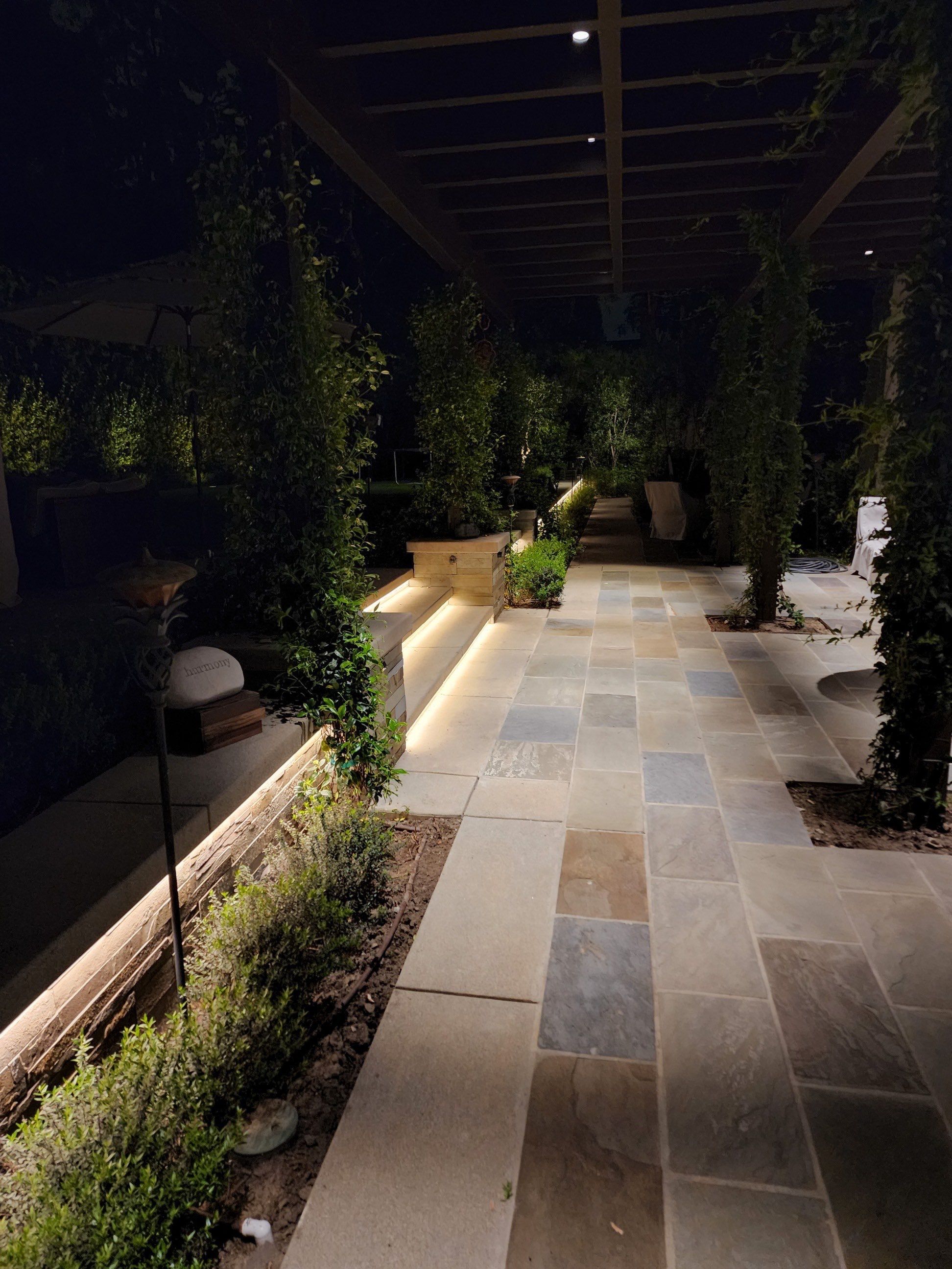 Toluca Lake Outdoor Entertainment + Landscape Lighting by Outdoor Lights + Shades