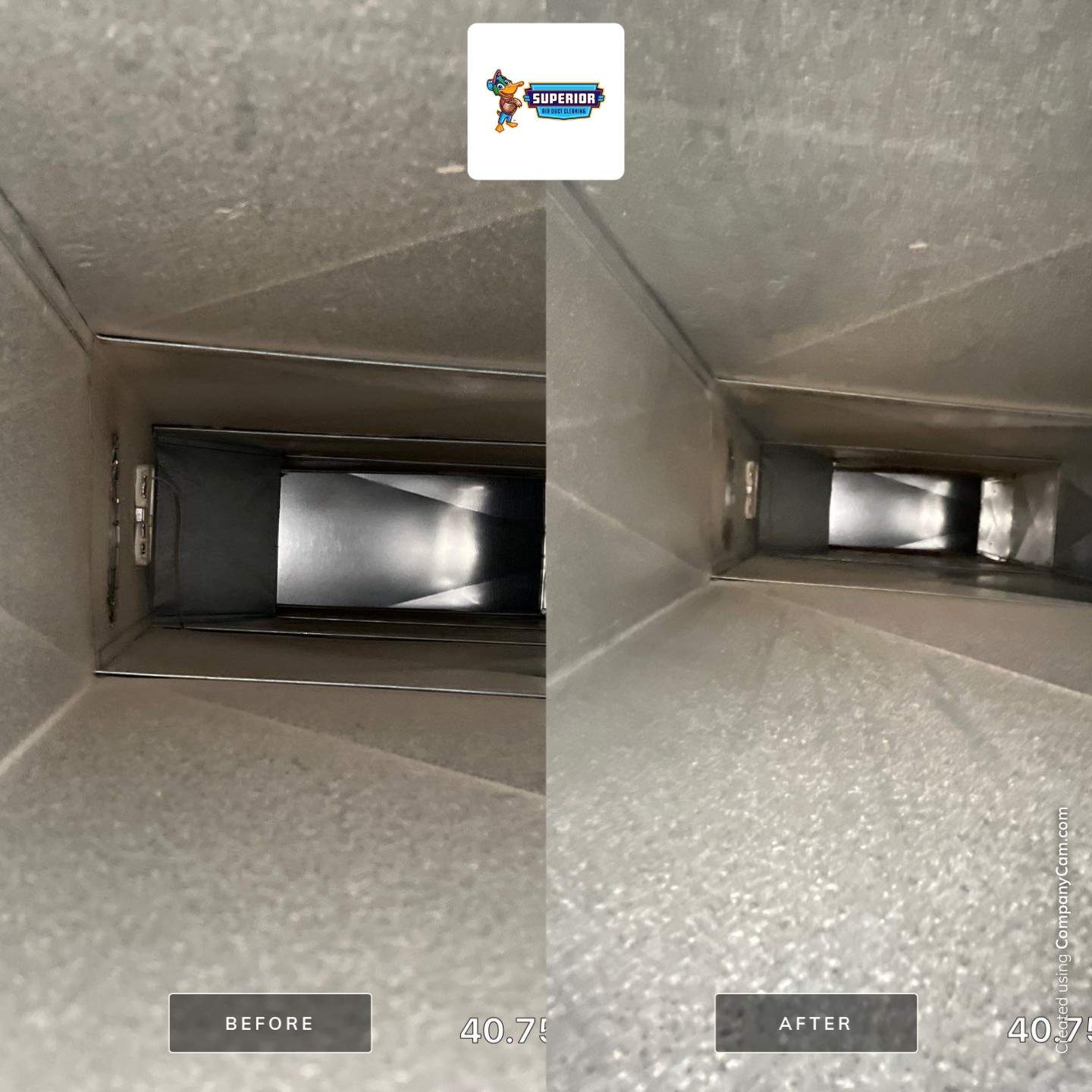Air Duct Cleaning With a Vacuum Truck in Beaver Falls, PA. by Superior Air Duct Cleaning