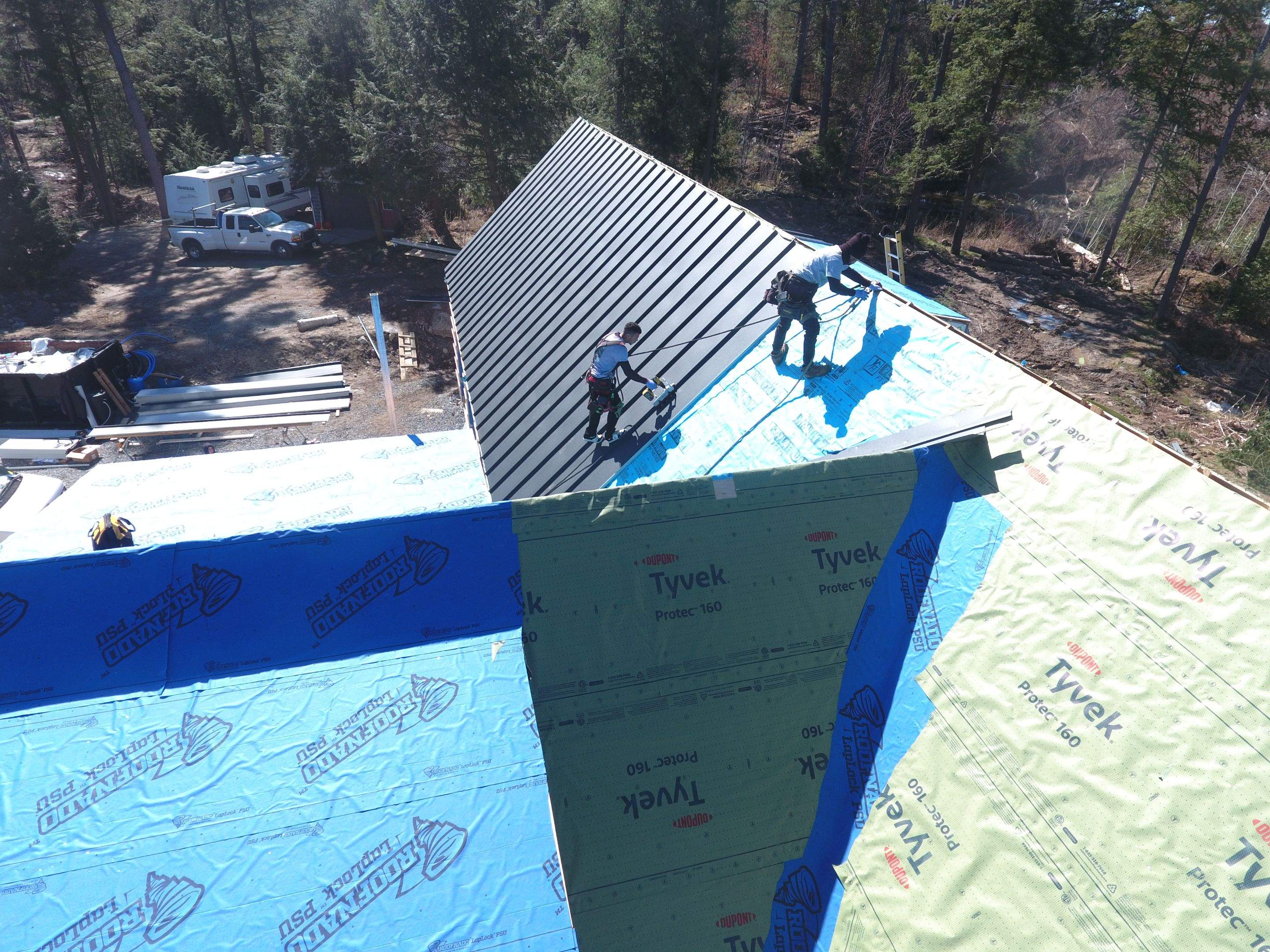 Standing Seam Metal Roof - Custom Coping and Flashing  by Jay Carter Roofing & Sheet Metal