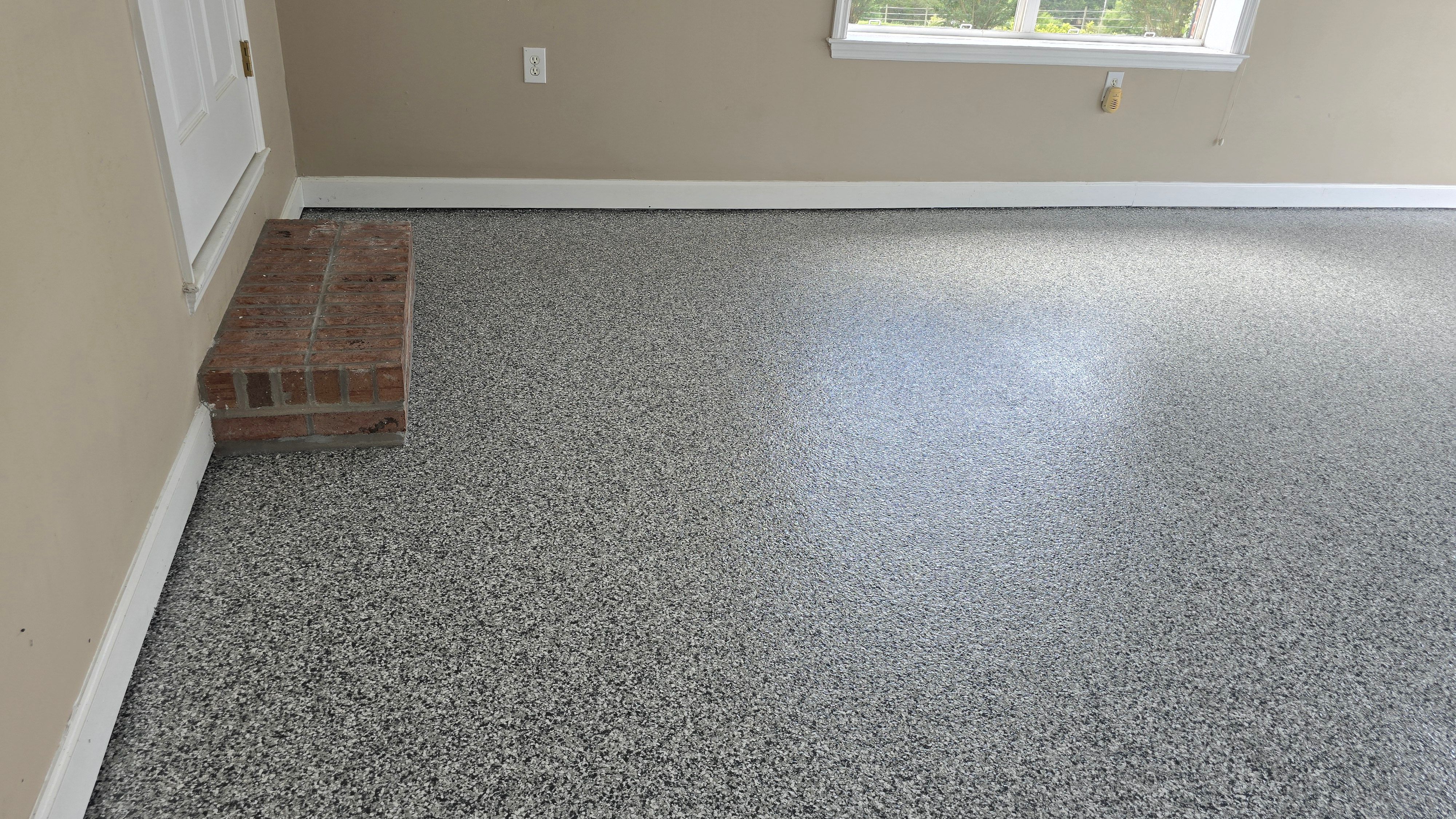 Garage using Gravel by Elite Floor Solutions