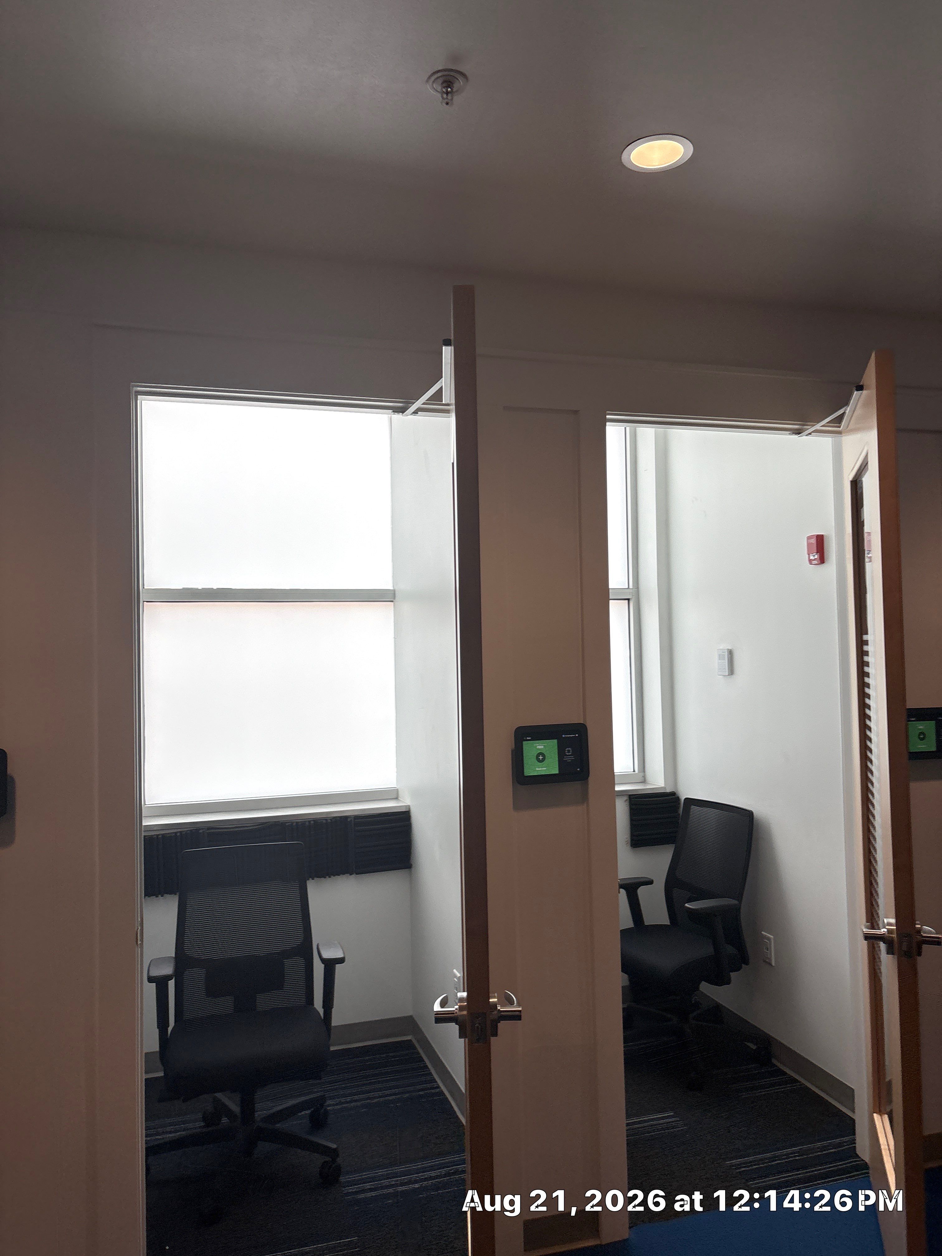 Lincoln Corporate Office Build-Out with Slatted Partitions and Acoustic Baffles by CompanyCam Sales Demo