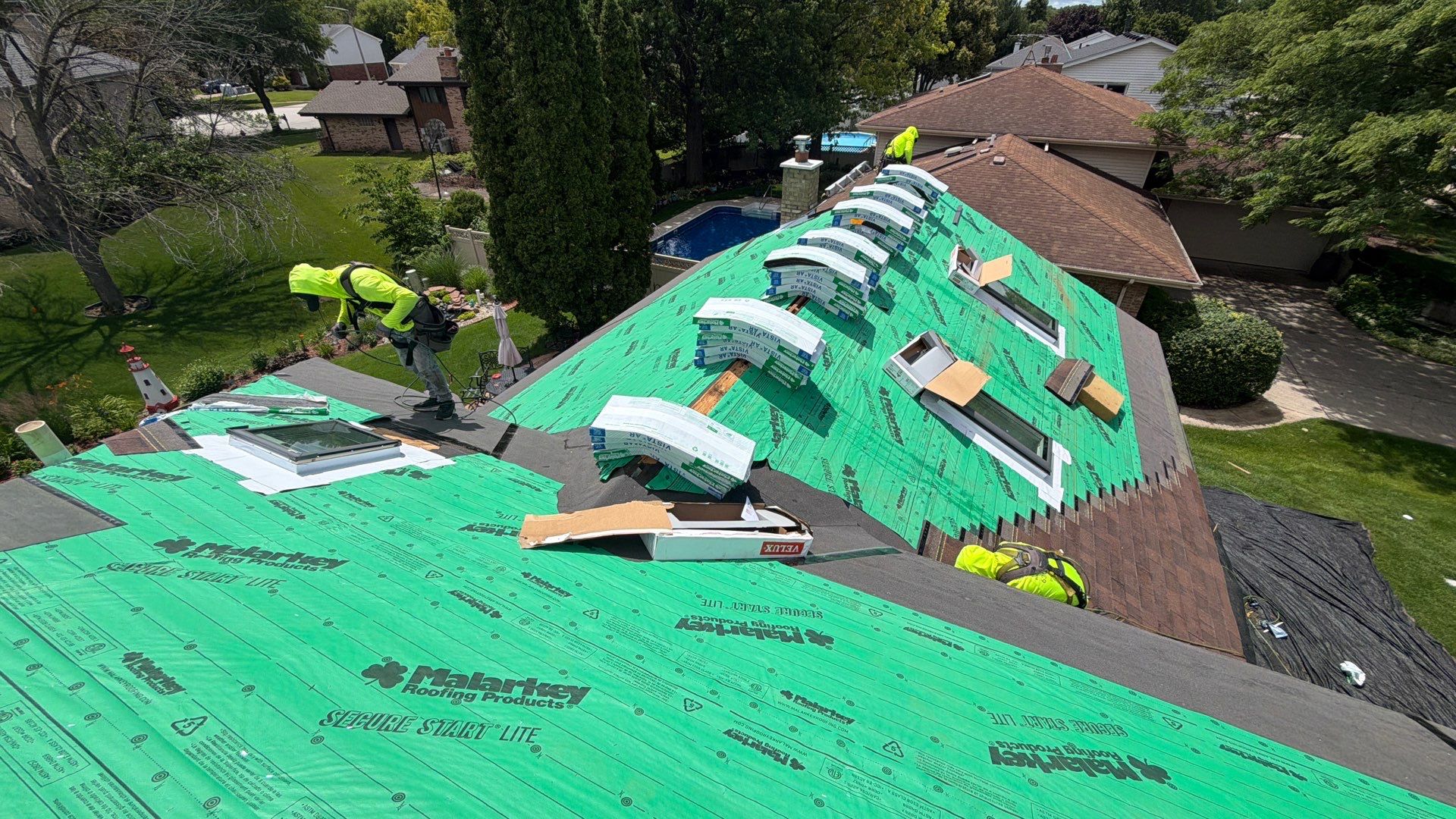 Residential Roofing and LP Smartside Siding Replacement in Woodridge by Pro Home Services Inc