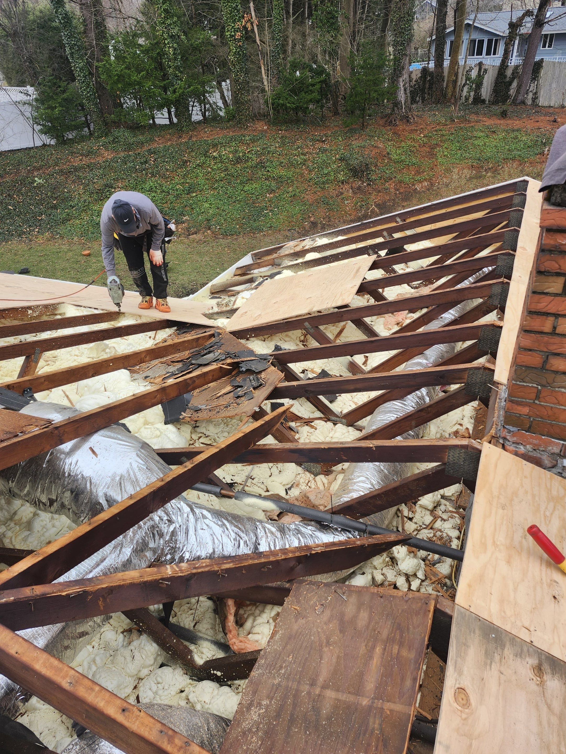 .Full Roof Replacement, Plywood Decking & EPDM System in Peabody by Mighty Dog Roofing of Greater Middlesex County