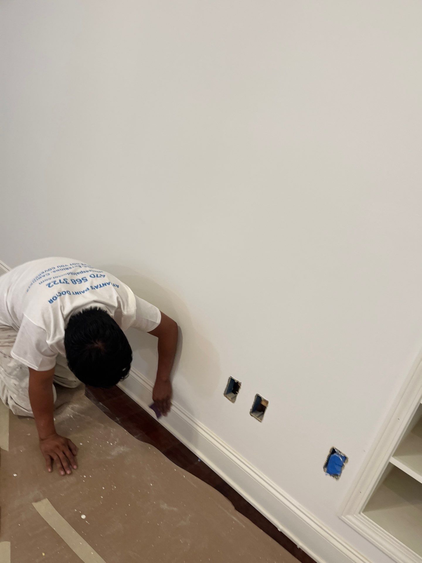 From Outdated Yellow to Timeless White by Atlanta's Paint Doctor