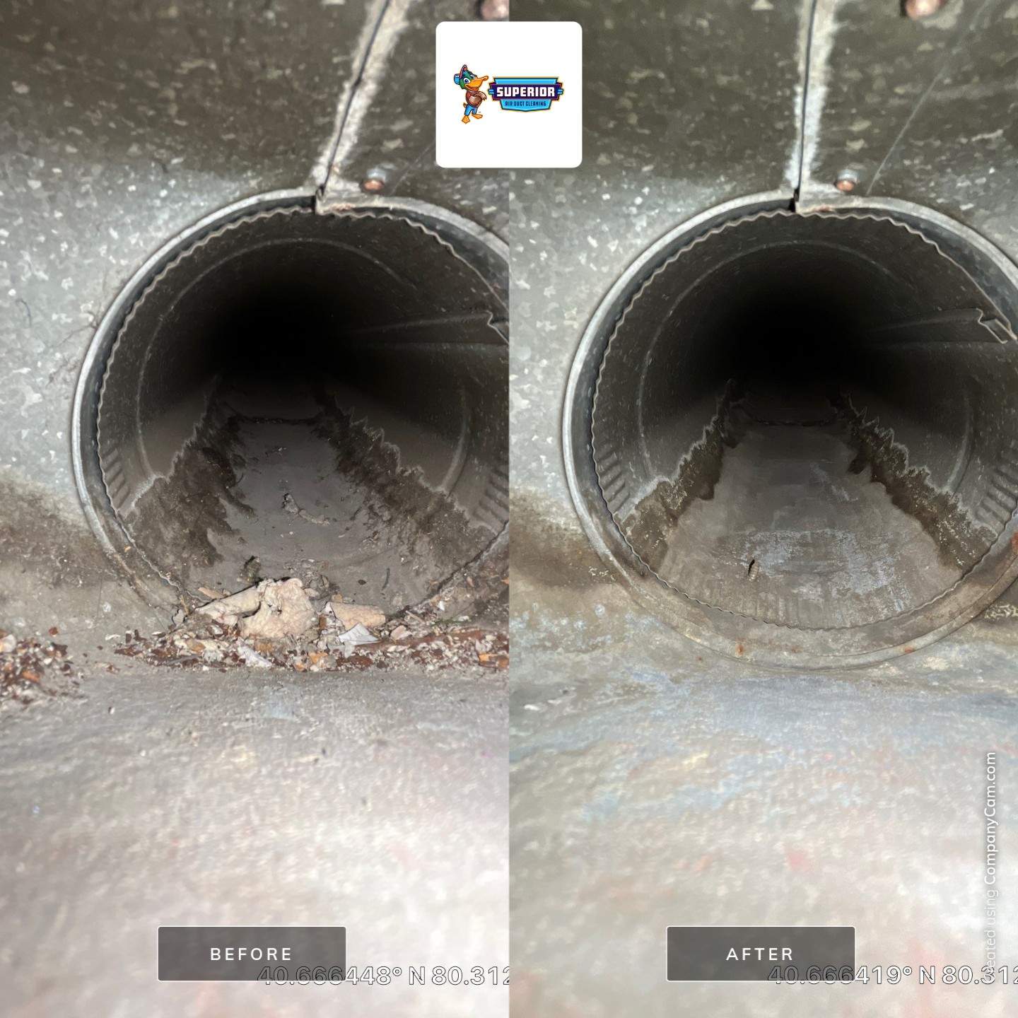 Air Duct & Dryer Vent Cleaning With a Vacuum Truck in Monaca, PA by Superior Air Duct Cleaning