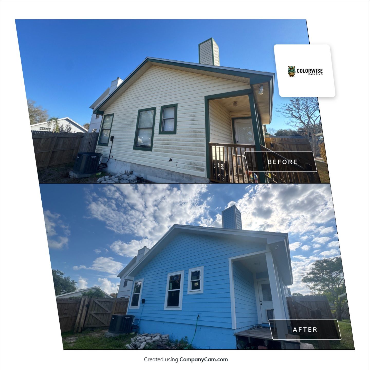 Full Exterior Renovation and Siding Installation in Jacksonville Beach by Colorwise Painting