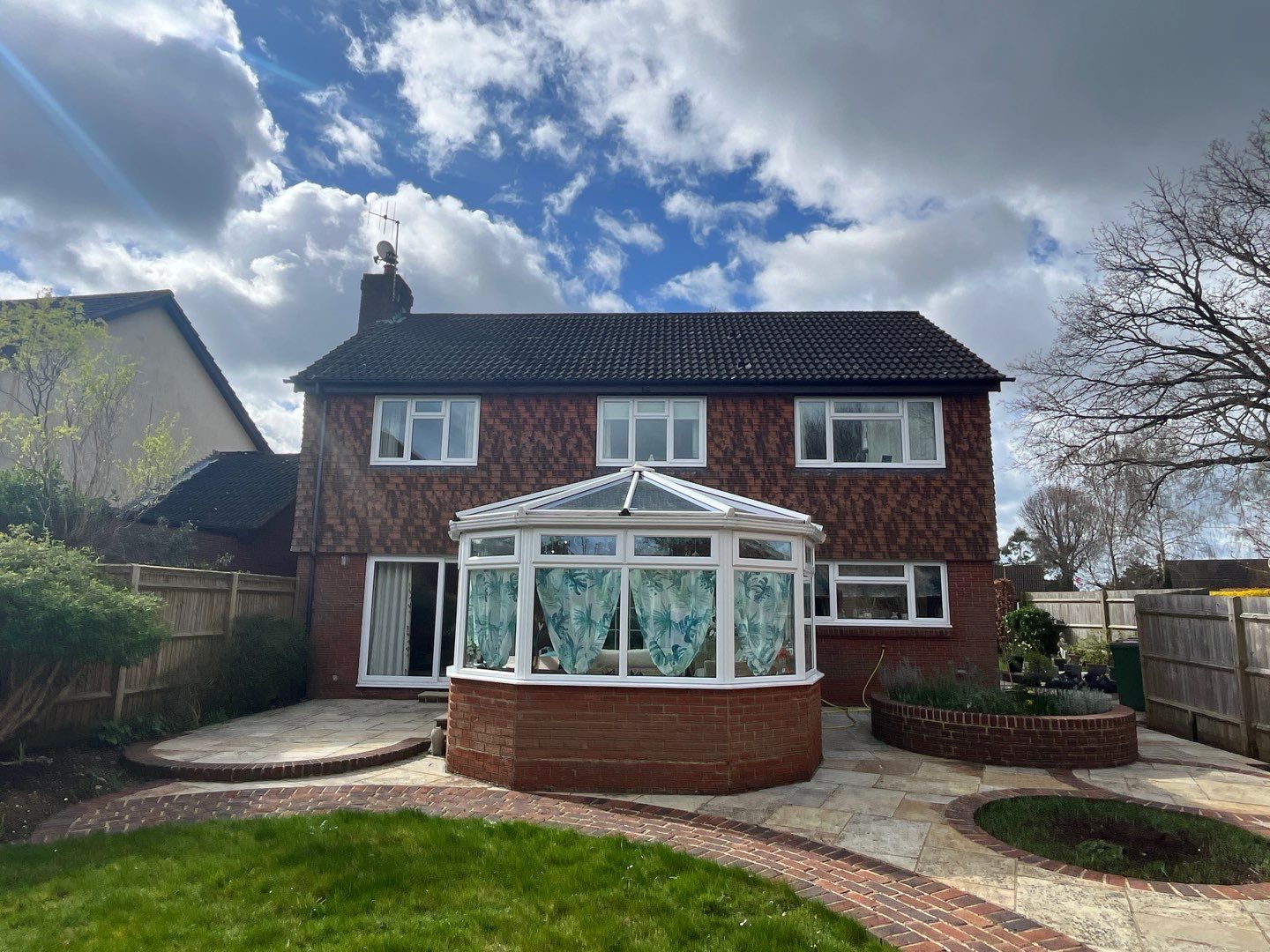 Roof Clean  - Moss Removal - Gutter Clean using Honda 15lpm Low Pressure Washing Machine by Ges Exterior Cleaning ltd