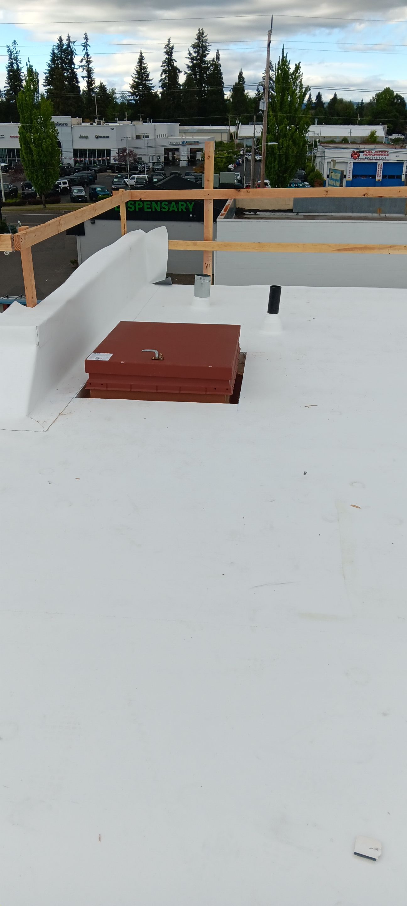 Commercial Roofing Replacement using TPO by Vitan Construction LLC 