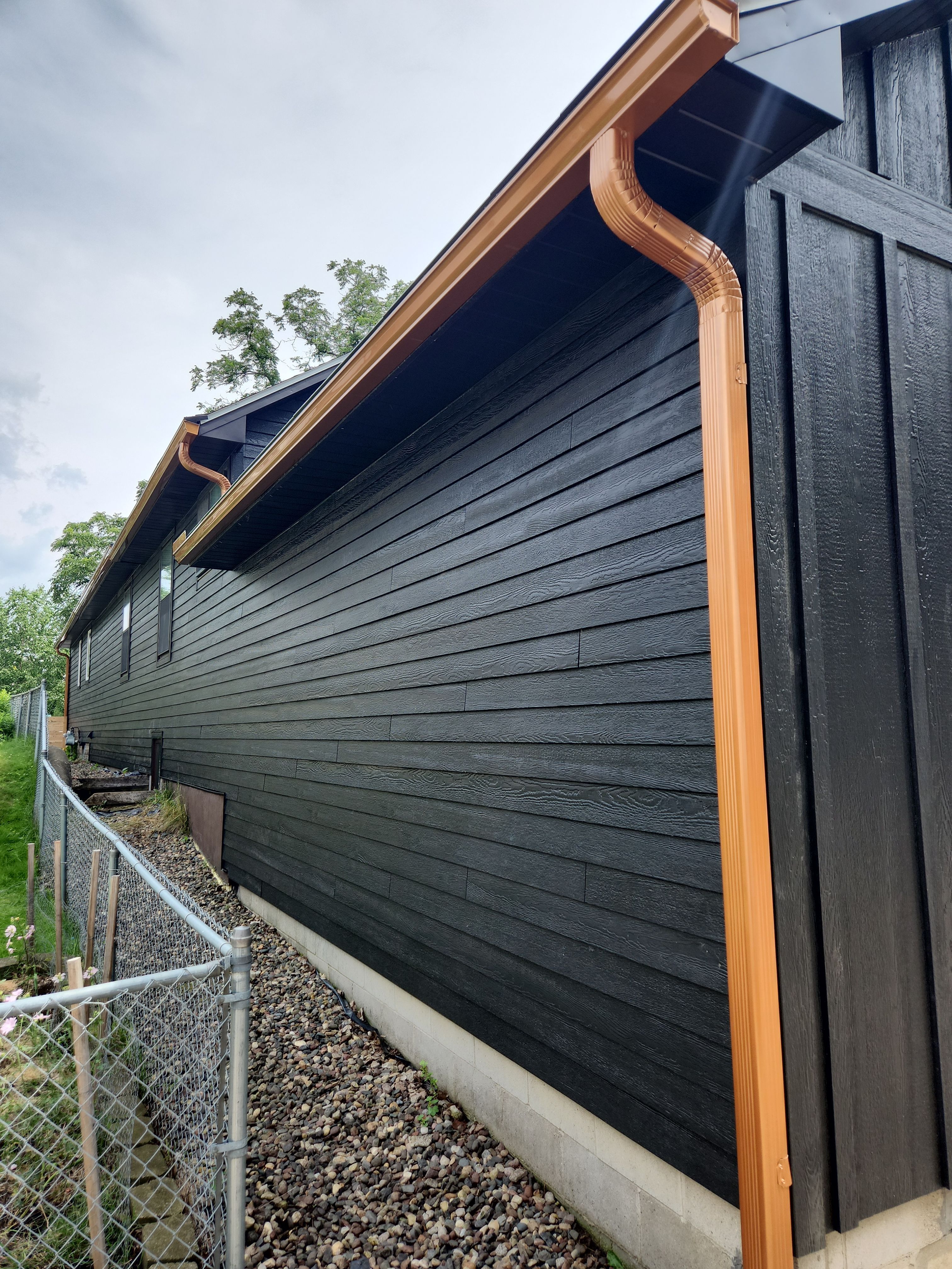 5" Copper-Look Seamless Gutters with Gutter Covers – Minneapolis, MN by Next Level Seamless Gutters / Exteriors Inc.