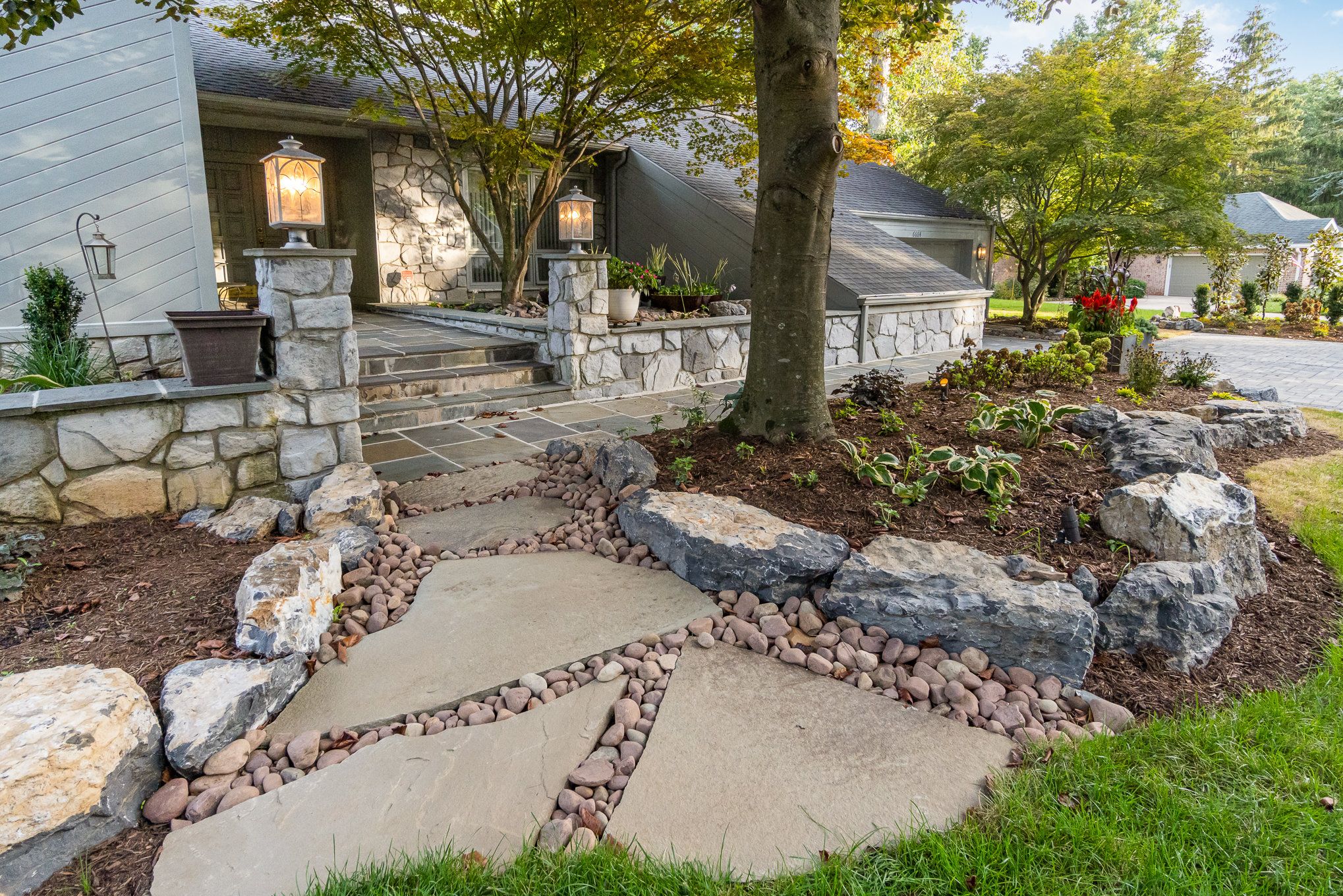 Penn National Project by Potted Luck Landscape