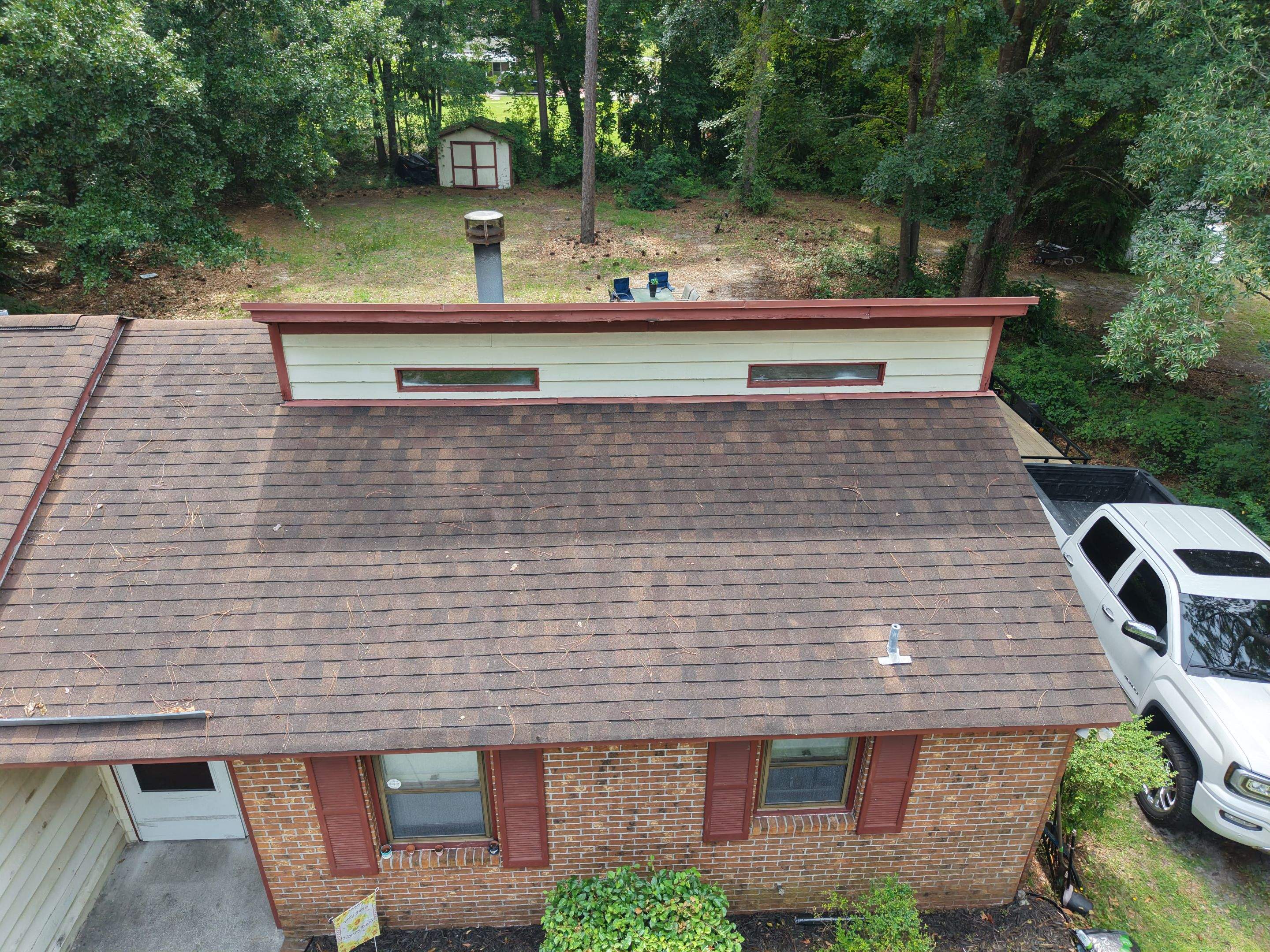 Hand-Nailed Burnt Sienna Roof Replacement in Wilmington, NC by RGR Construction and Roofing, LLC